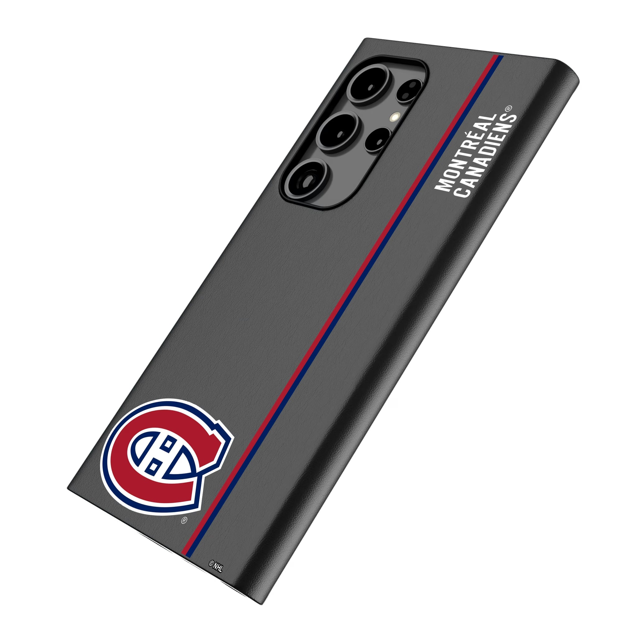 Montreal Canadiens Sidebar Galaxy MagSafe Compatible Phone Case for Samsung Galaxy - Isometric View