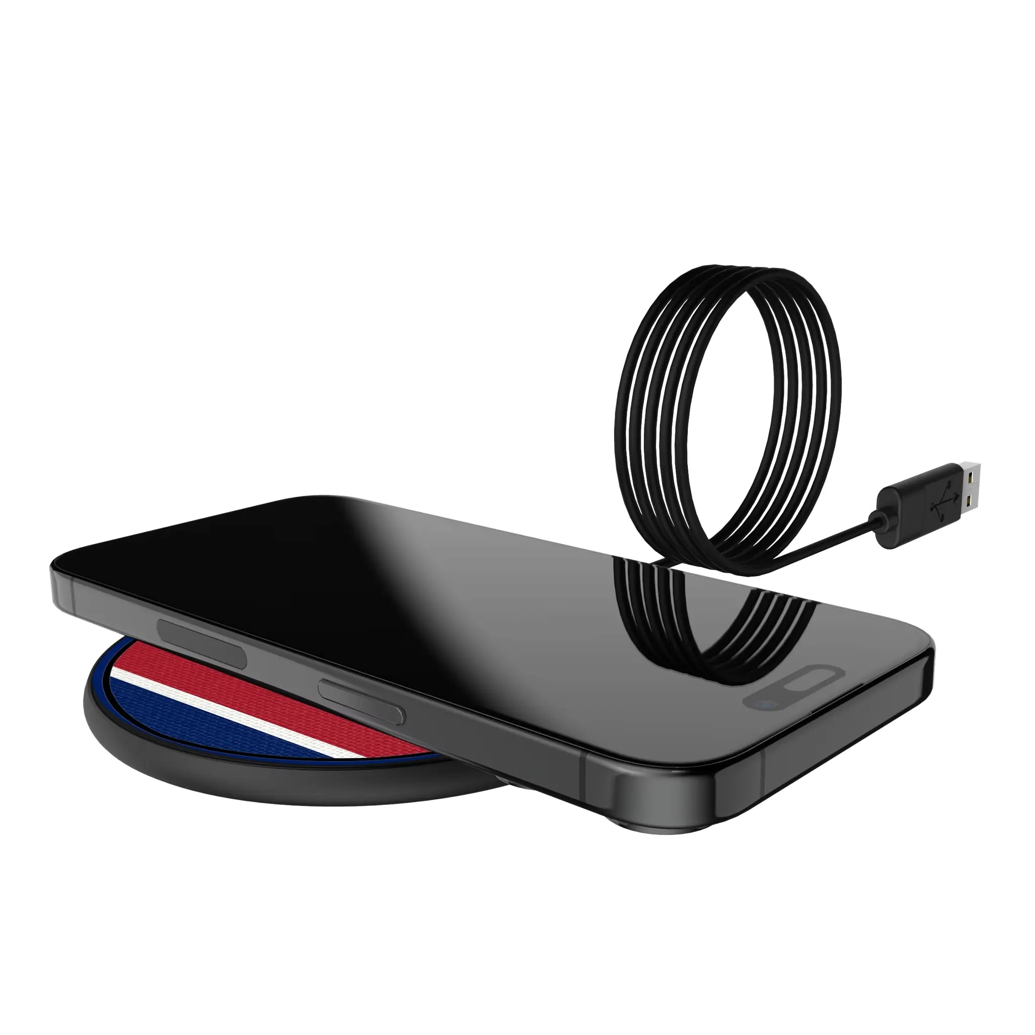 Montreal Canadiens Stripe 15-Watt Wireless Charger - Lifestyle