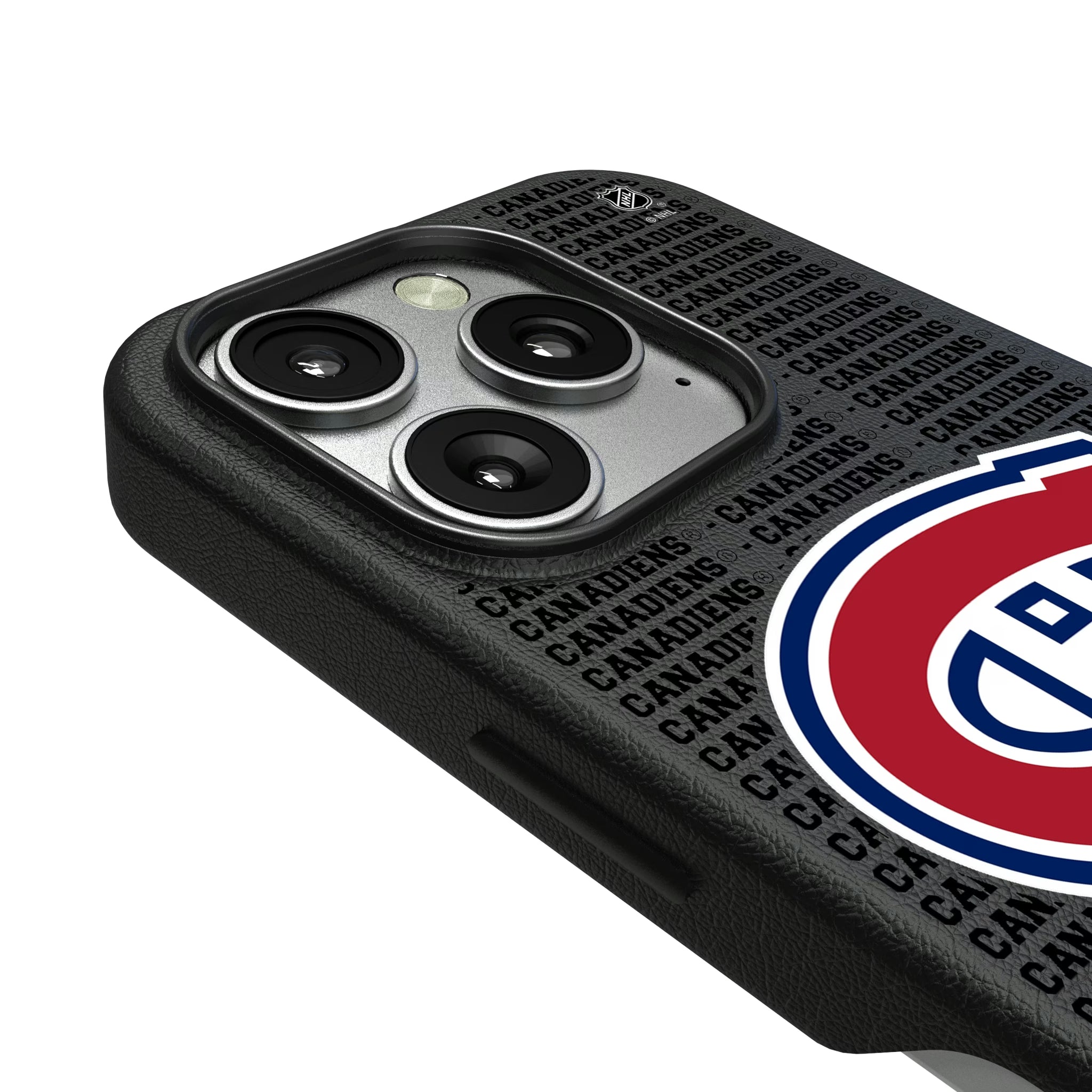Montreal Canadiens Text Backdrop iPhone MagSafe Compatible Phone Case for Apple iPhone - Detail