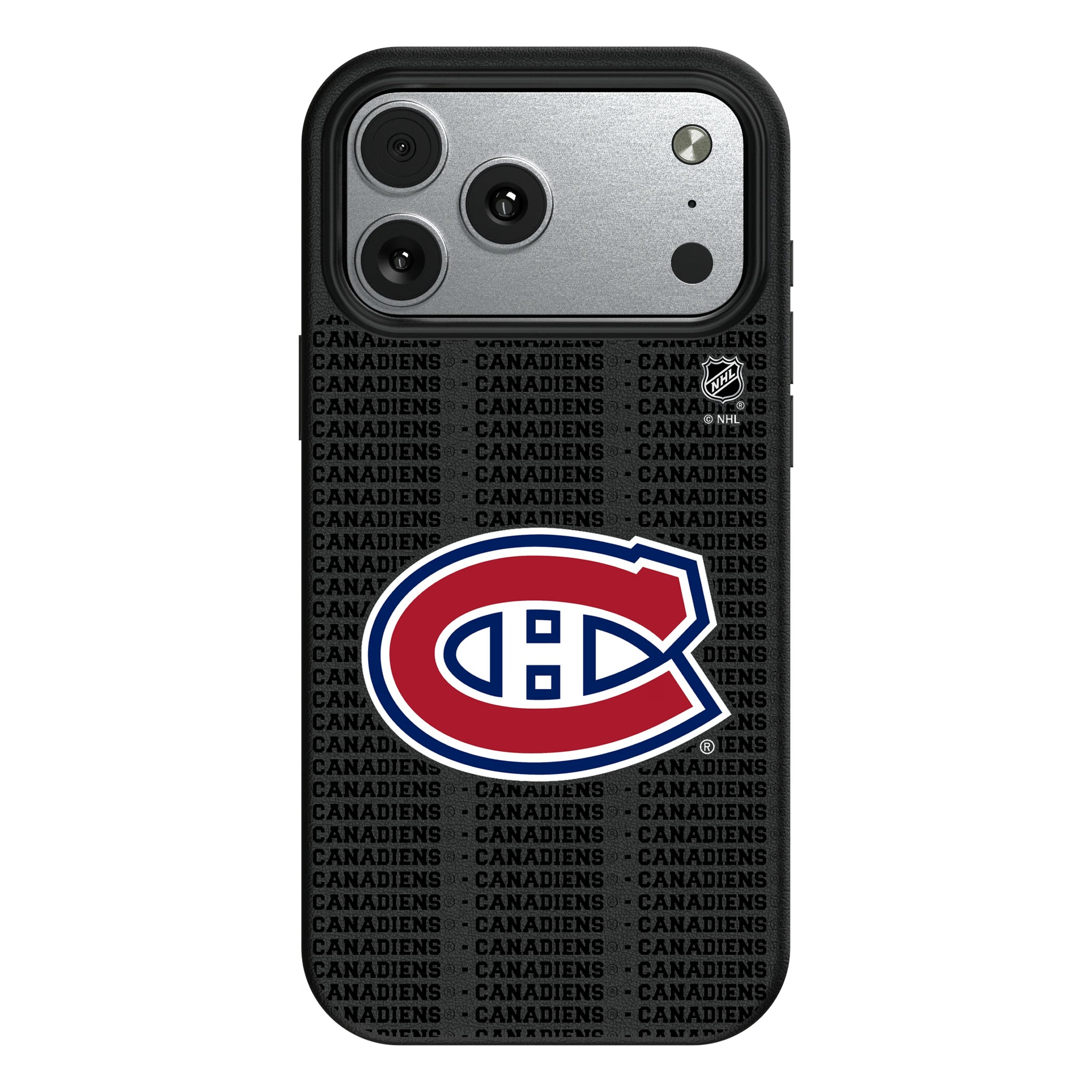 Montreal Canadiens Text Backdrop iPhone MagSafe Compatible Phone Case for Apple iPhone#Device_iPhone 17 Pro Max