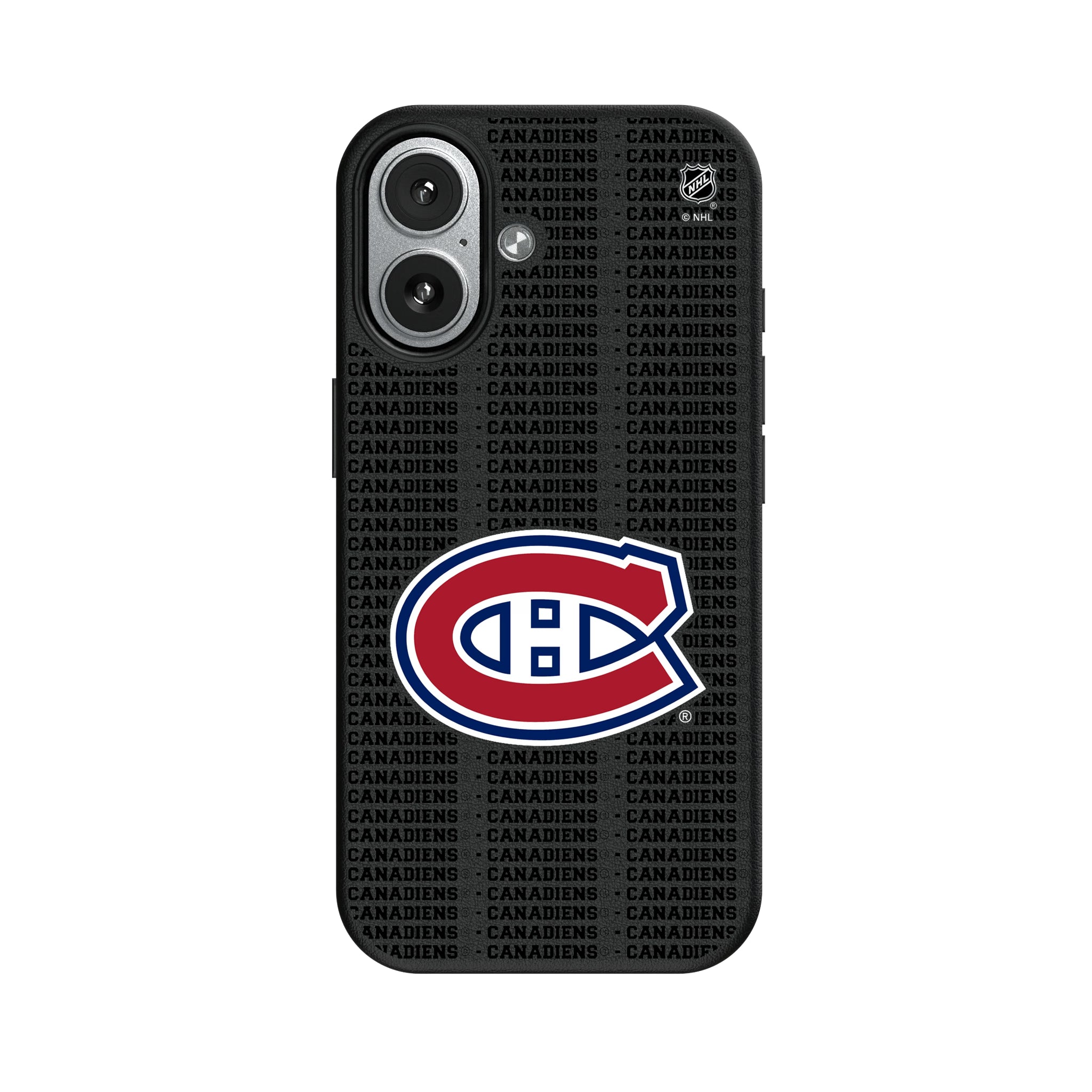 Montreal Canadiens Text Backdrop iPhone MagSafe Compatible Phone Case for Apple iPhone#Device_iPhone 17