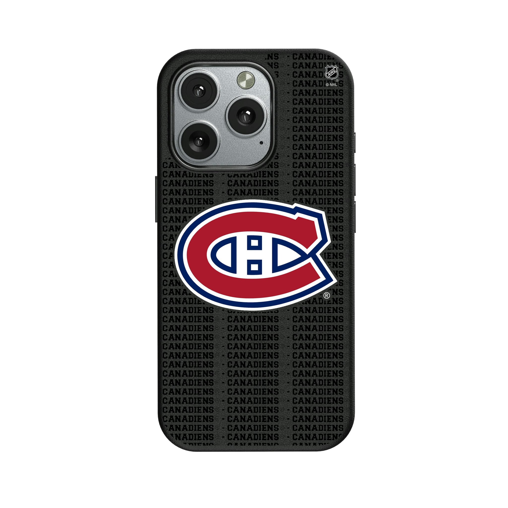 Montreal Canadiens Text Backdrop iPhone MagSafe Compatible Phone Case for Apple iPhone