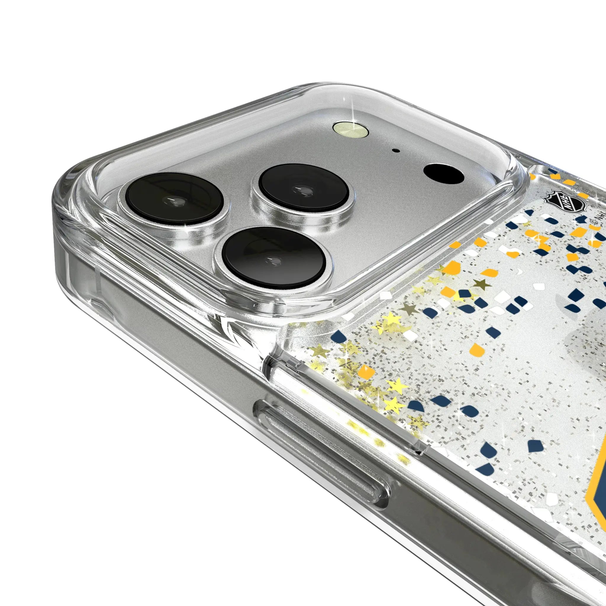 Nashville Predators Confetti iPhone Glitter Phone Case for Apple iPhone - Detail