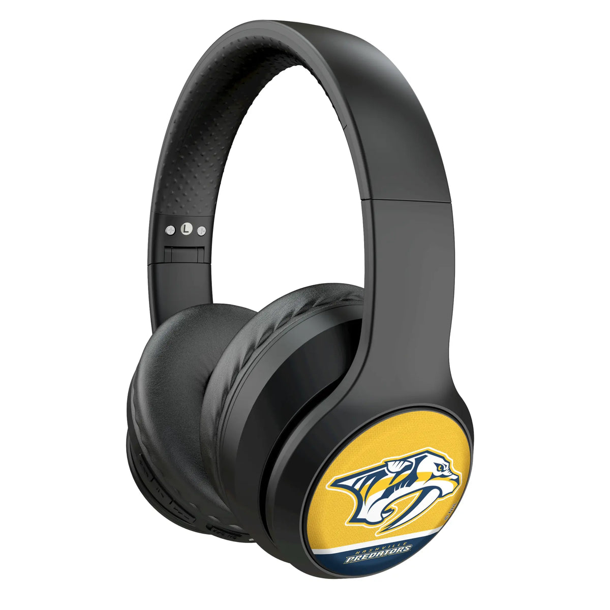 Nashville Predators Endzone Solid Wireless Over-Ear Headphones With Case