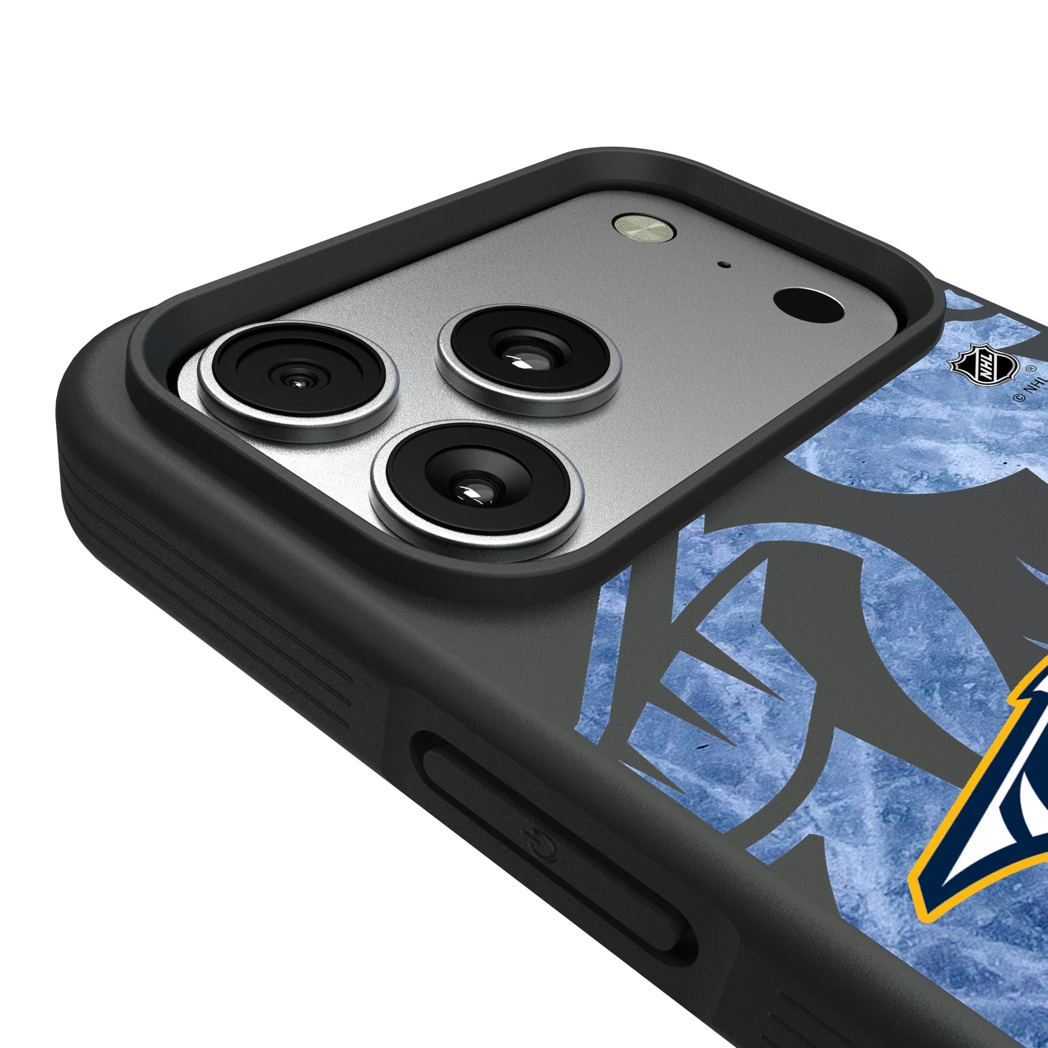 Nashville Predators Ice Tilt iPhone Bump Phone Case for Apple iPhone - Detail#Device_iPhone 17 Pro Max