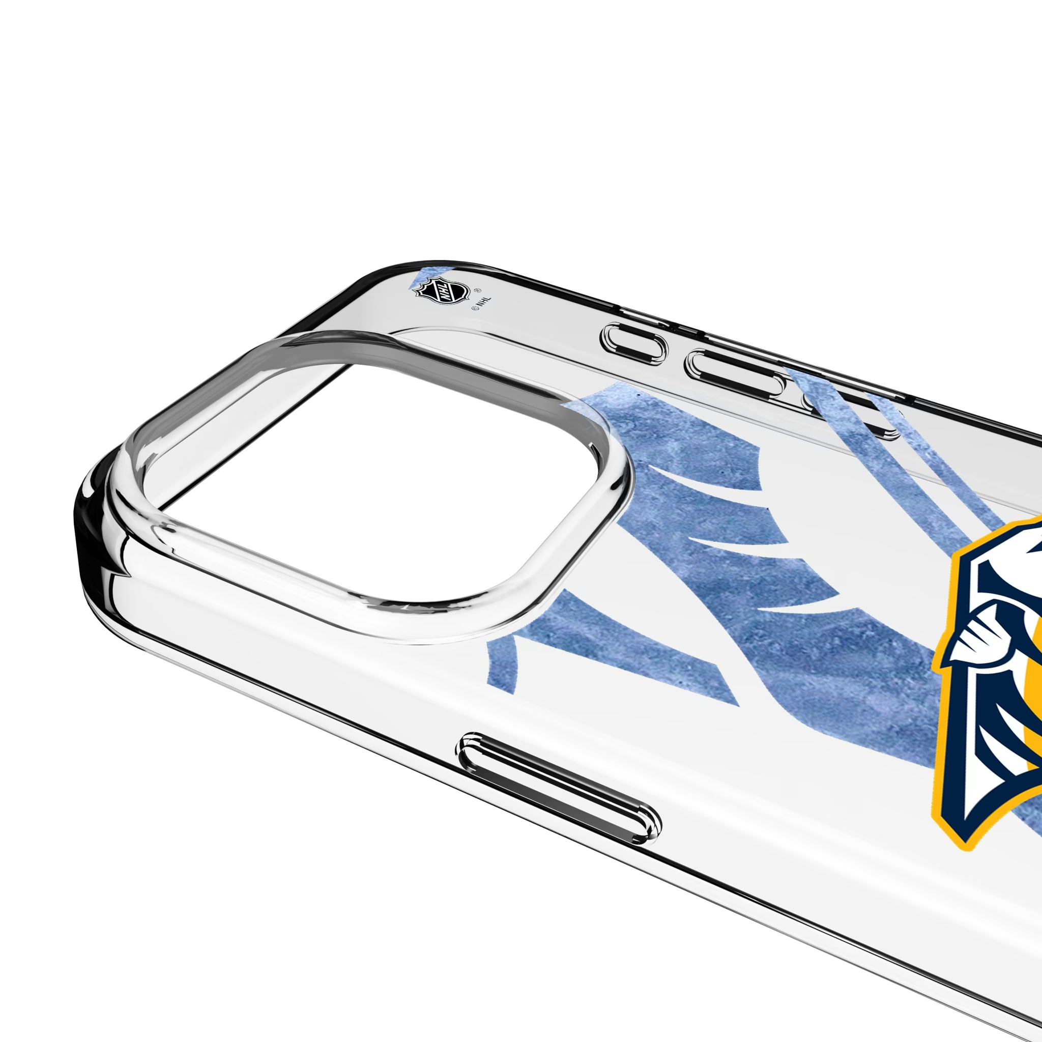 Nashville Predators Ice Tilt iPhone Clear Phone Case for Apple iPhone - Detail