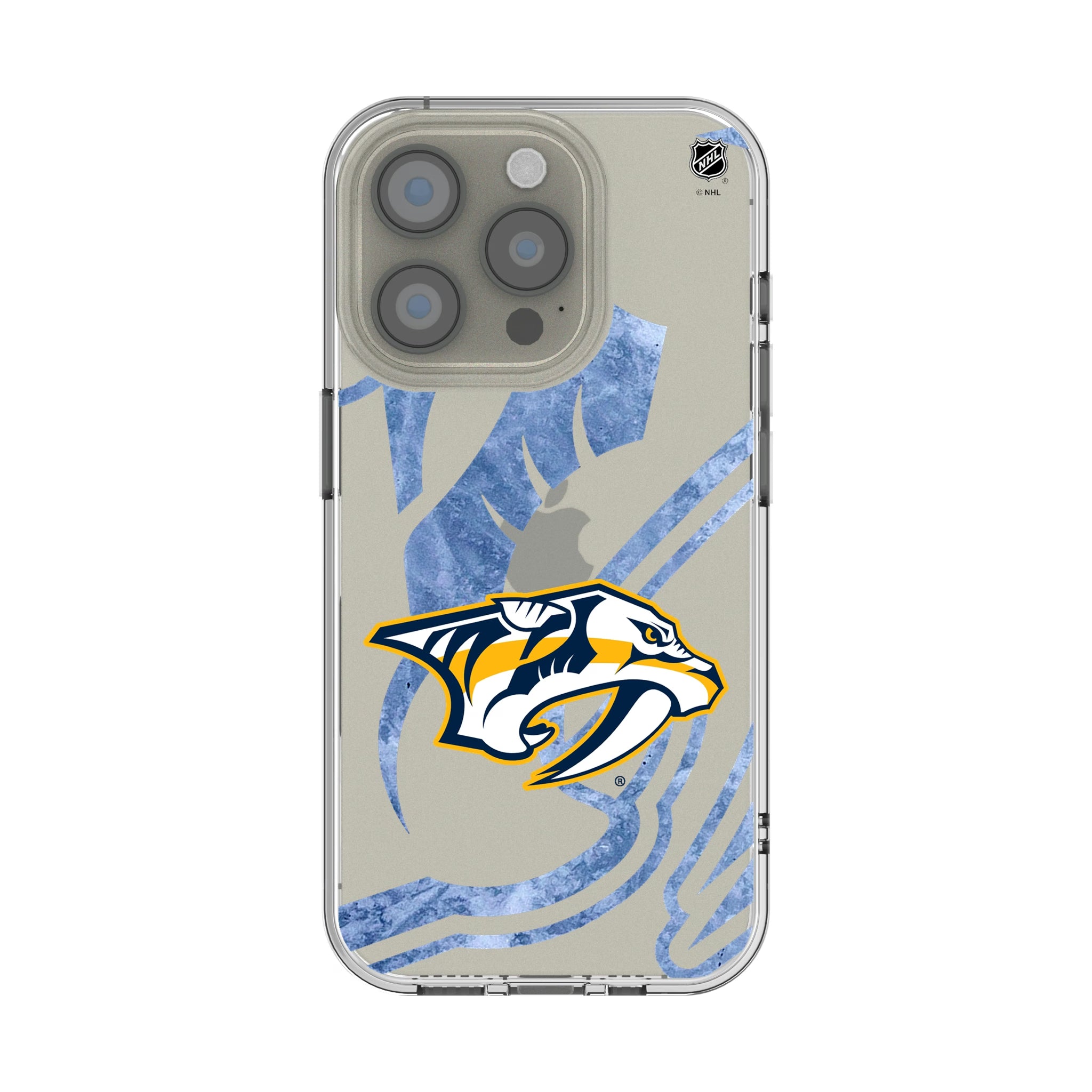 Nashville Predators Ice Tilt iPhone Clear Phone Case for Apple iPhone
