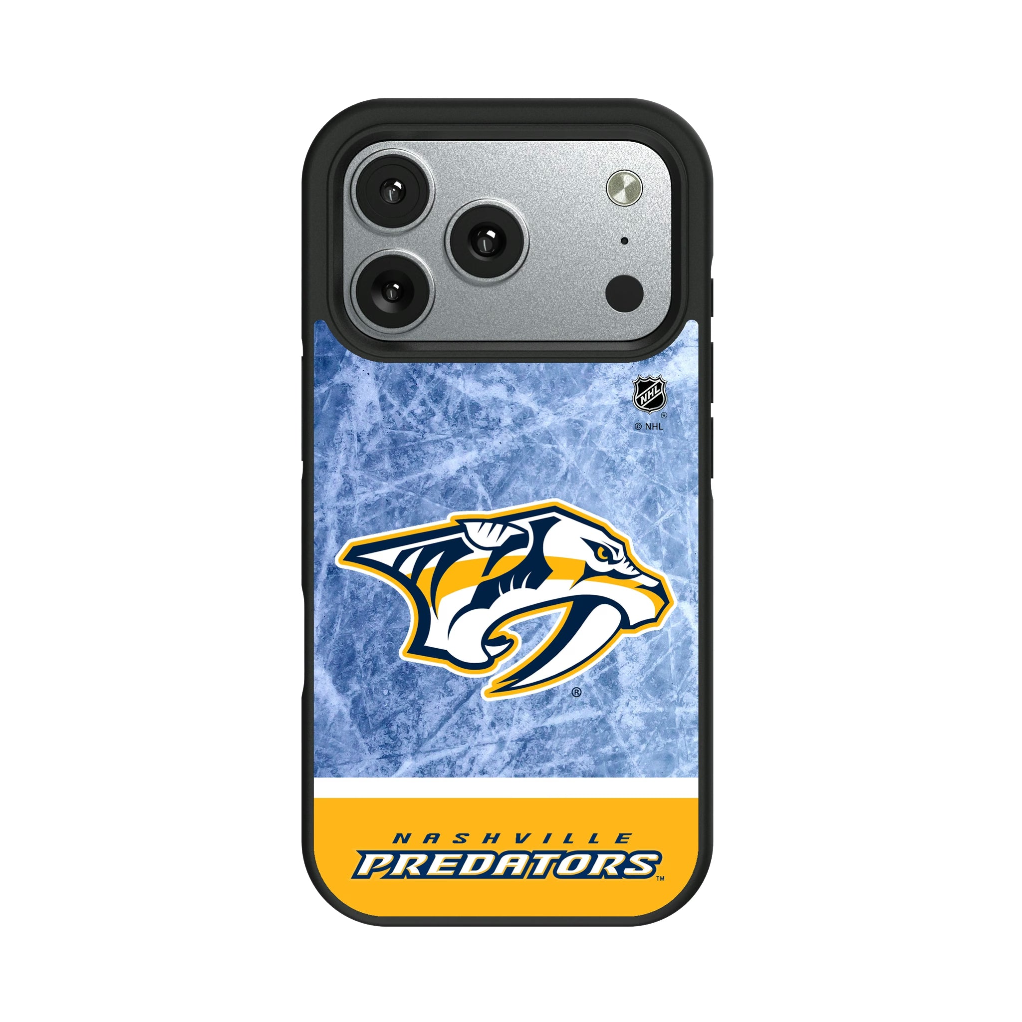 Nashville Predators Ice Wordmark iPhone Bump Phone Case for Apple iPhone#Device_iPhone 17 Pro