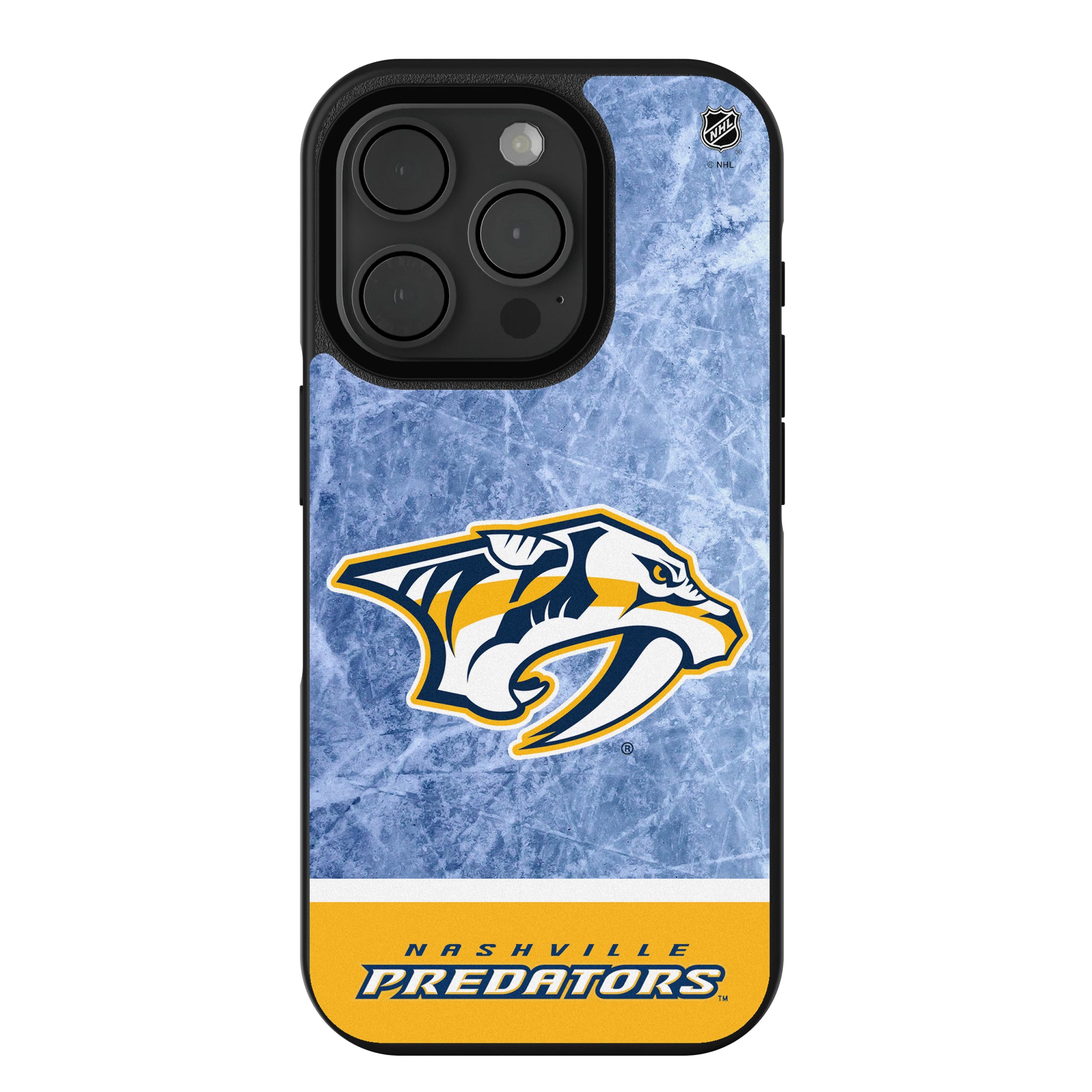 Nashville Predators Ice Wordmark iPhone Bump Phone Case for Apple iPhone