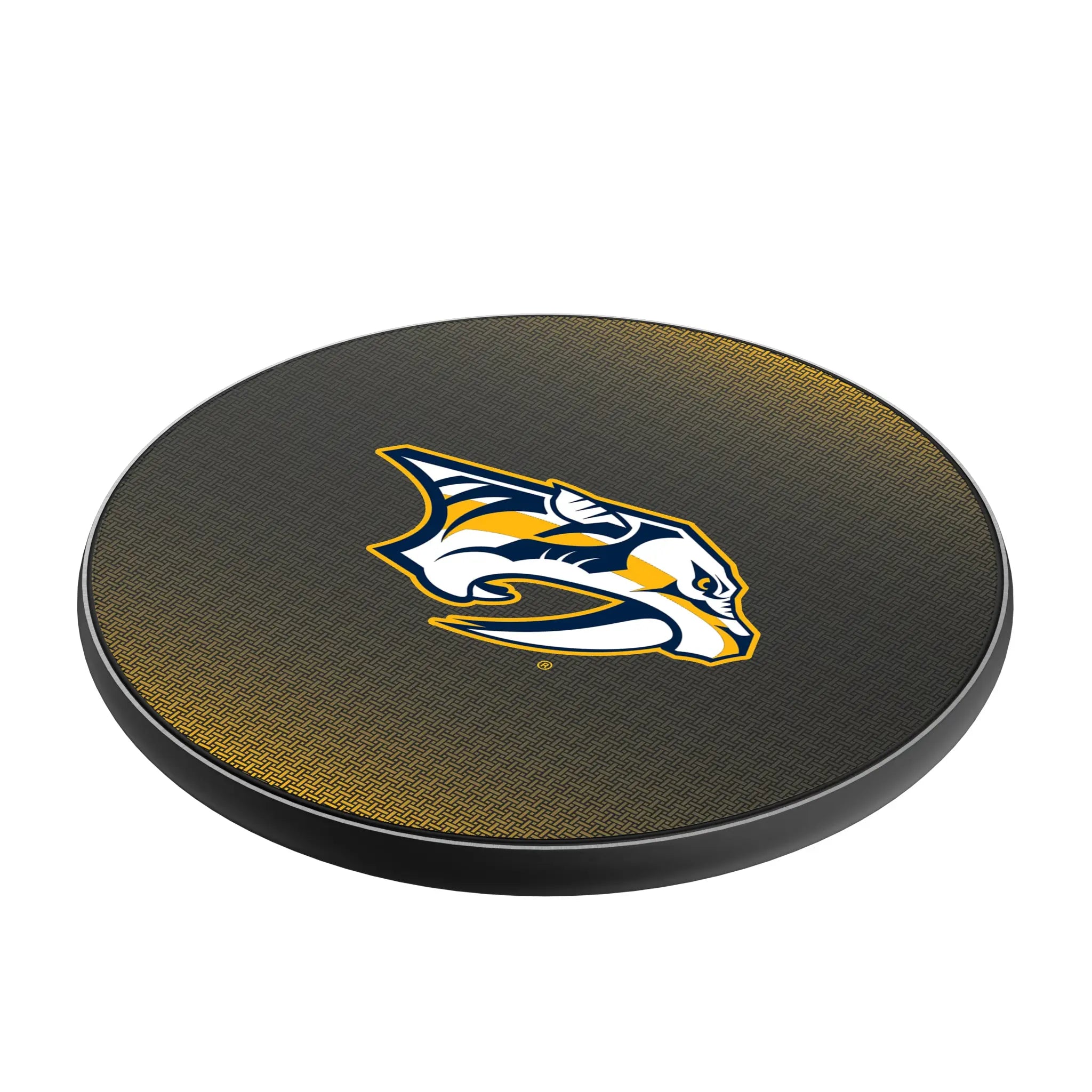 Nashville Predators Linen 15-Watt Wireless Charger - Isometric View