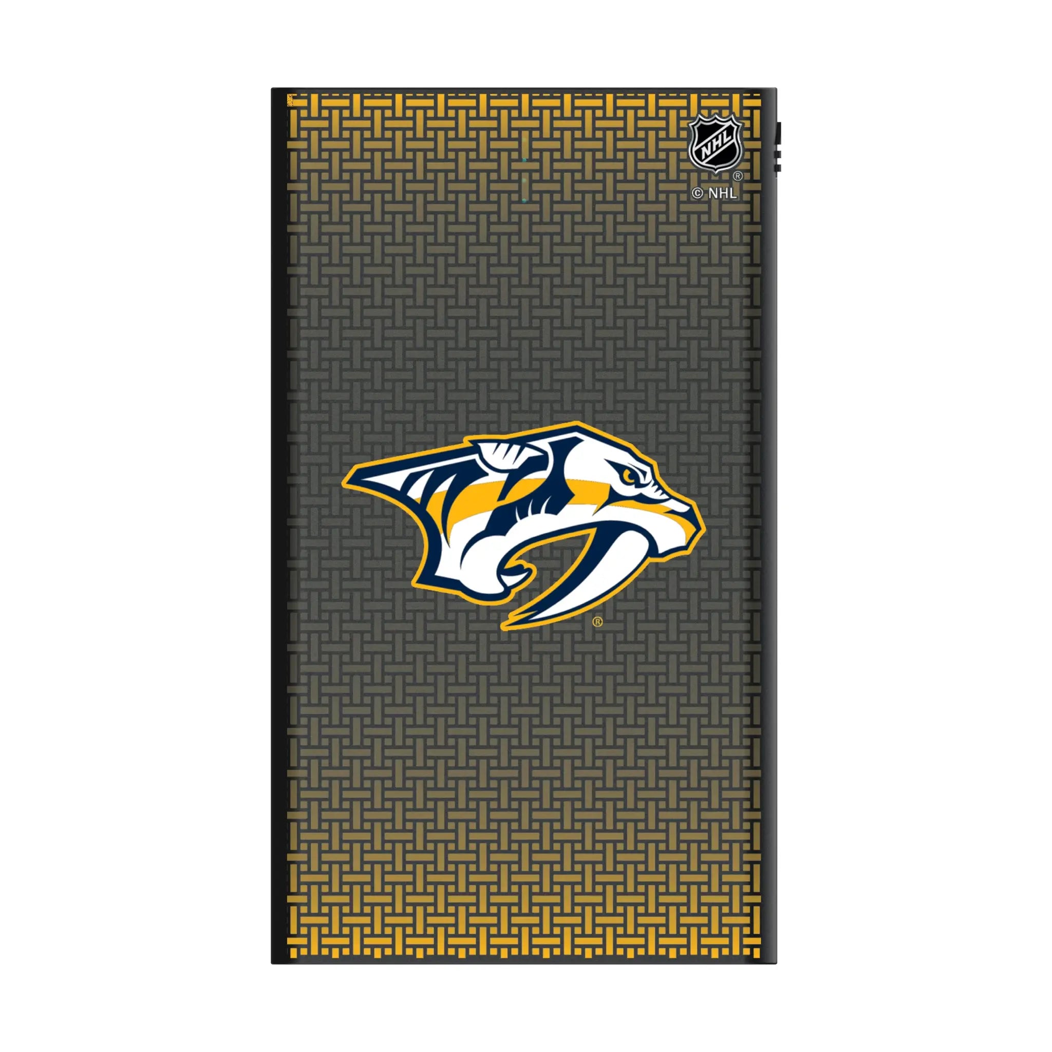 Nashville Predators Linen 5000mAh Flat Power Bank