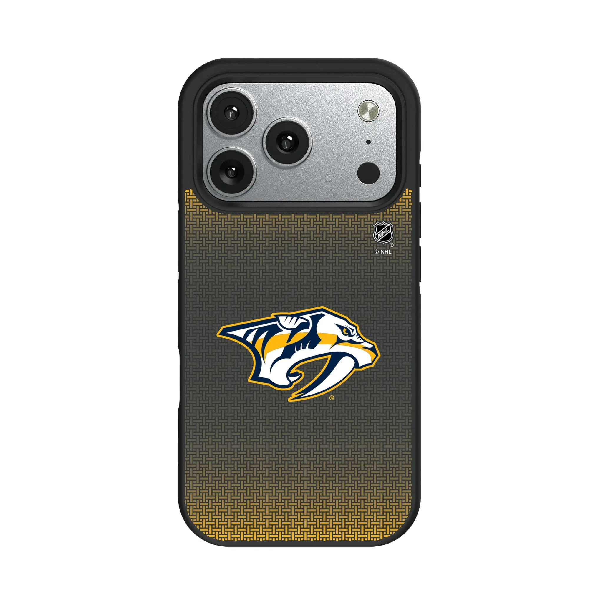 Nashville Predators Linen iPhone Bump Phone Case for Apple iPhone#Device_iPhone 17 Pro