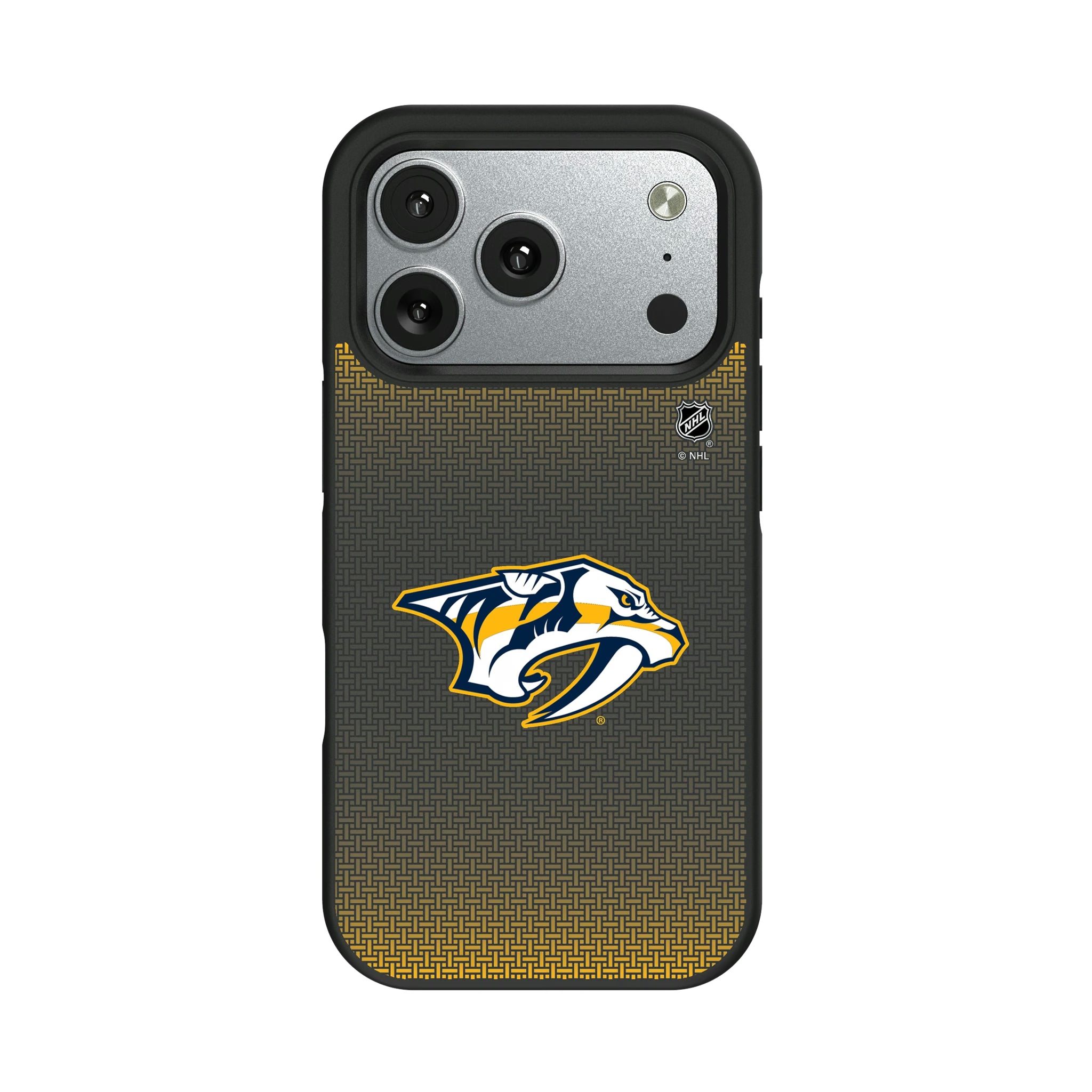 Nashville Predators Linen iPhone Bump Phone Case for Apple iPhone#Device_iPhone 17 Pro