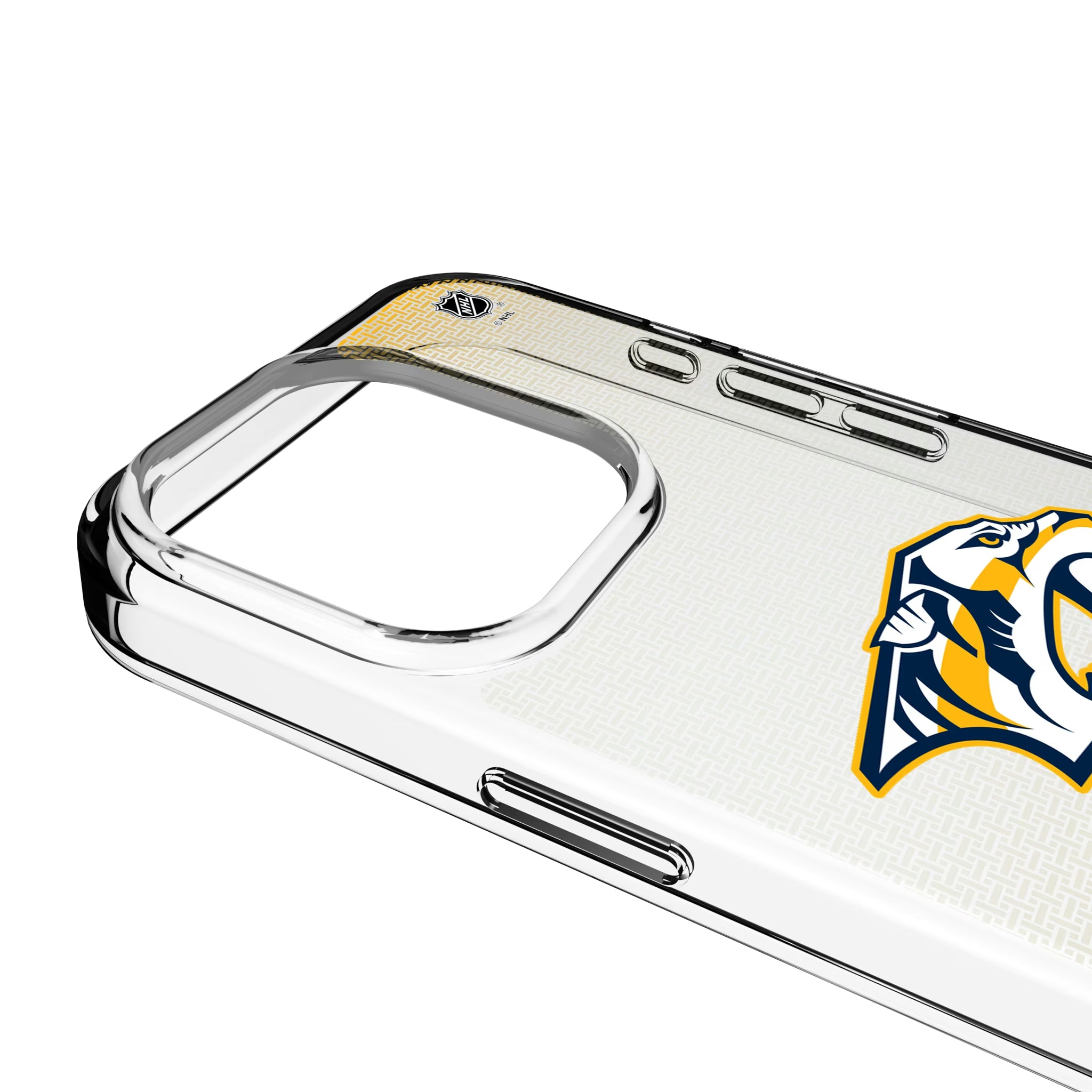 Nashville Predators Linen iPhone Clear Phone Case for Apple iPhone - Detail