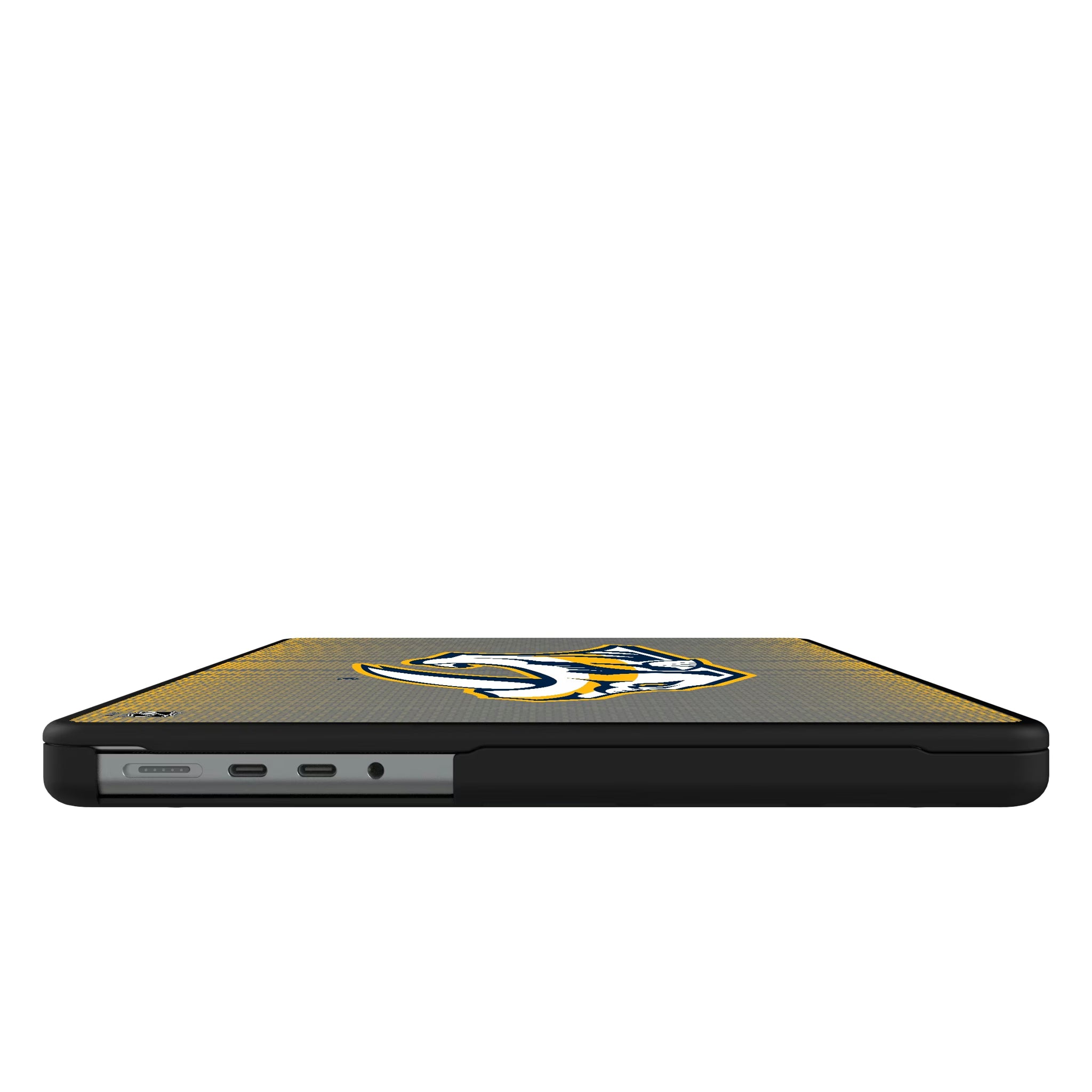 Nashville Predators Linen MacBook Laptop Case for Apple MacBook#Device_MacBook Pro (14-inch, 2021) / MacBook Pro (14-inch, 2023) / MacBook Pro (14-inch, 2024)