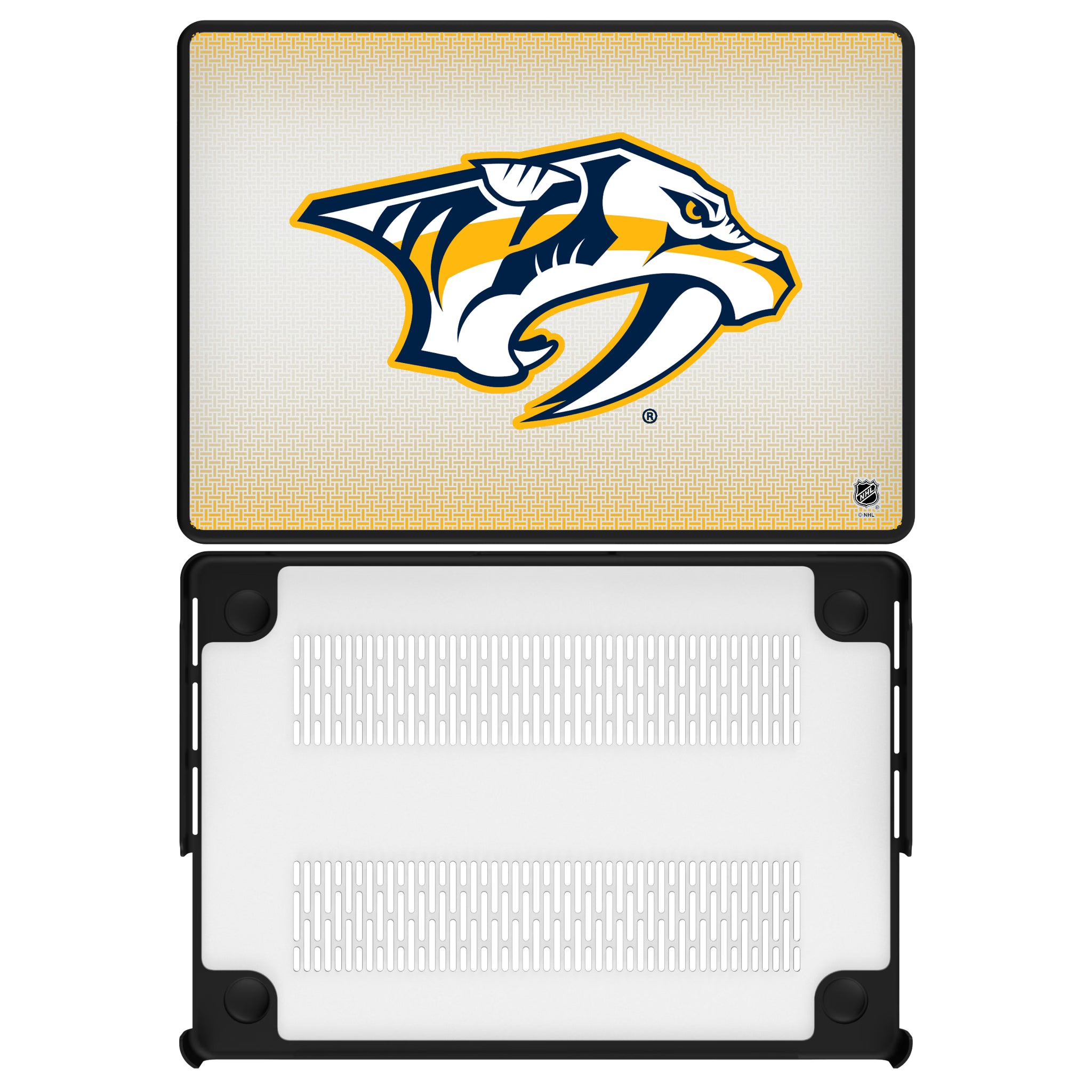 Nashville Predators Linen MacBook Laptop Case for Apple MacBook#Device_MacBook Pro (14-inch, 2021) / MacBook Pro (14-inch, 2023) / MacBook Pro (14-inch, 2024)