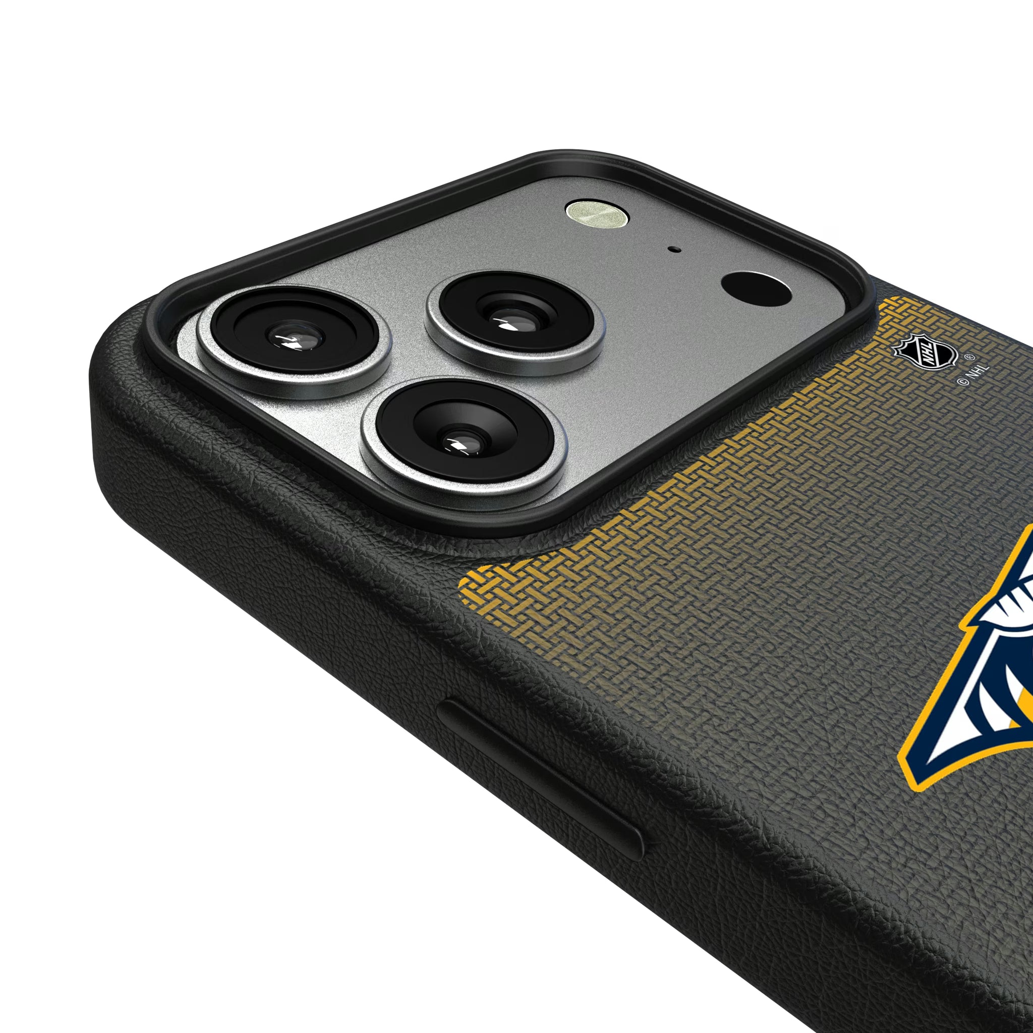 Nashville Predators Linen iPhone MagSafe Compatible Phone Case for Apple iPhone - Detail#Device_iPhone 17 Pro