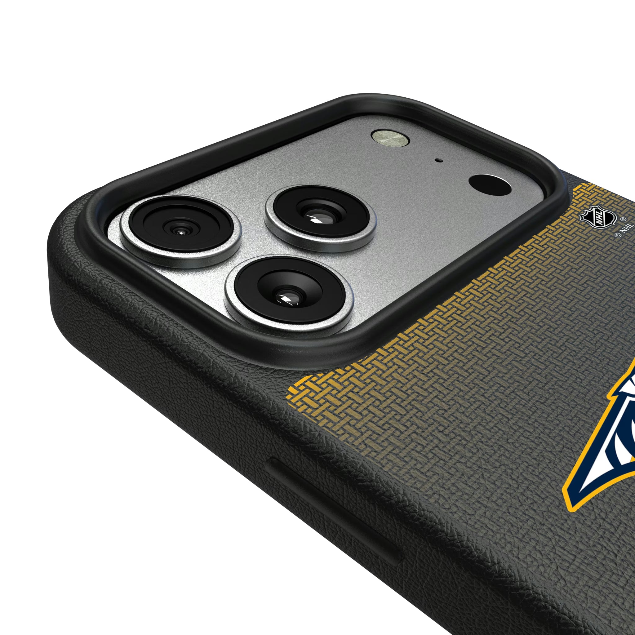 Nashville Predators Linen iPhone MagSafe Compatible Phone Case for Apple iPhone - Detail#Device_iPhone 17 Pro Max