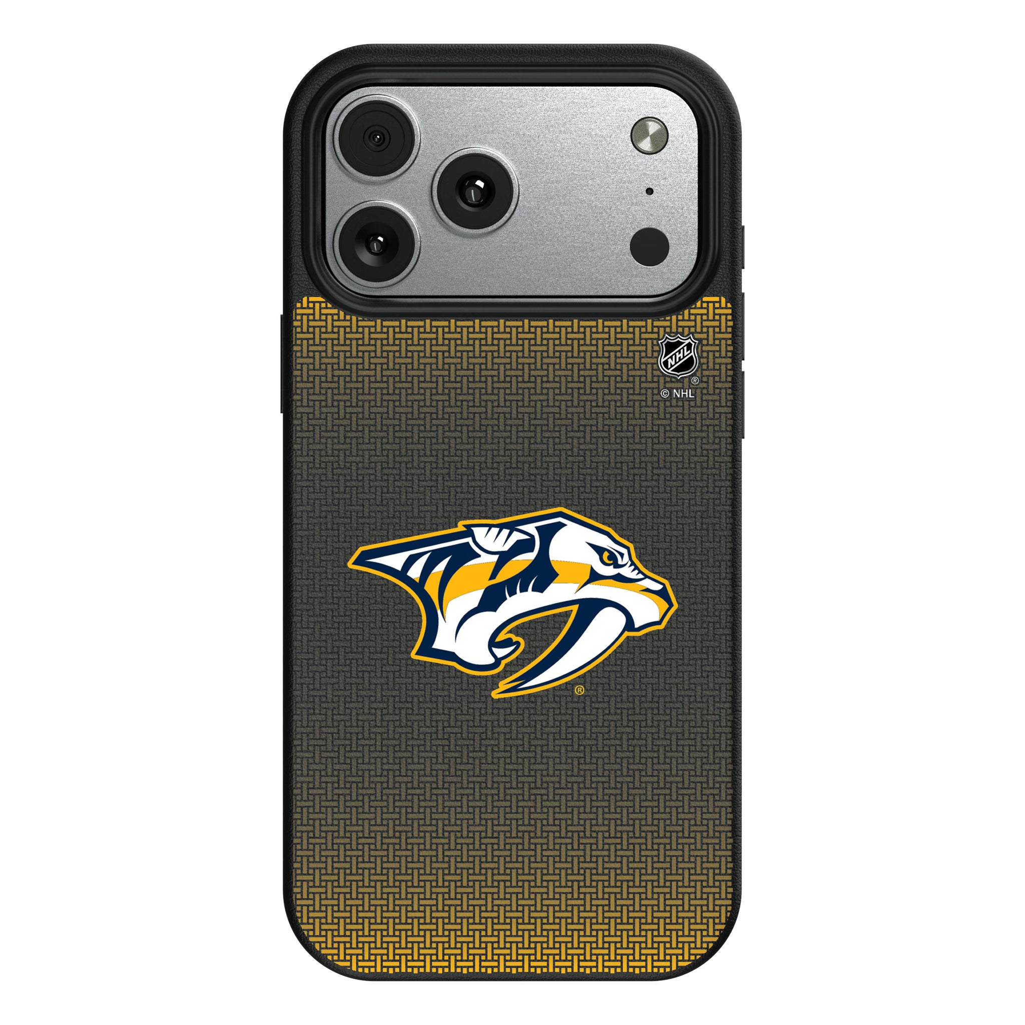 Nashville Predators Linen iPhone MagSafe Compatible Phone Case for Apple iPhone#Device_iPhone 17 Pro Max
