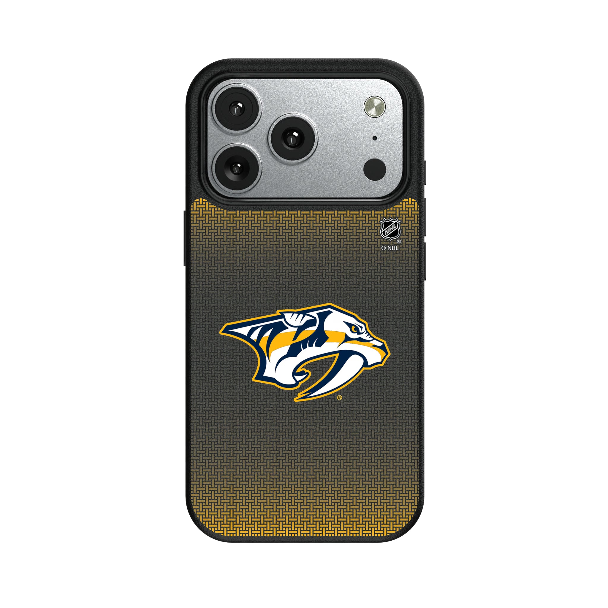 Nashville Predators Linen iPhone MagSafe Compatible Phone Case for Apple iPhone#Device_iPhone 17 Pro