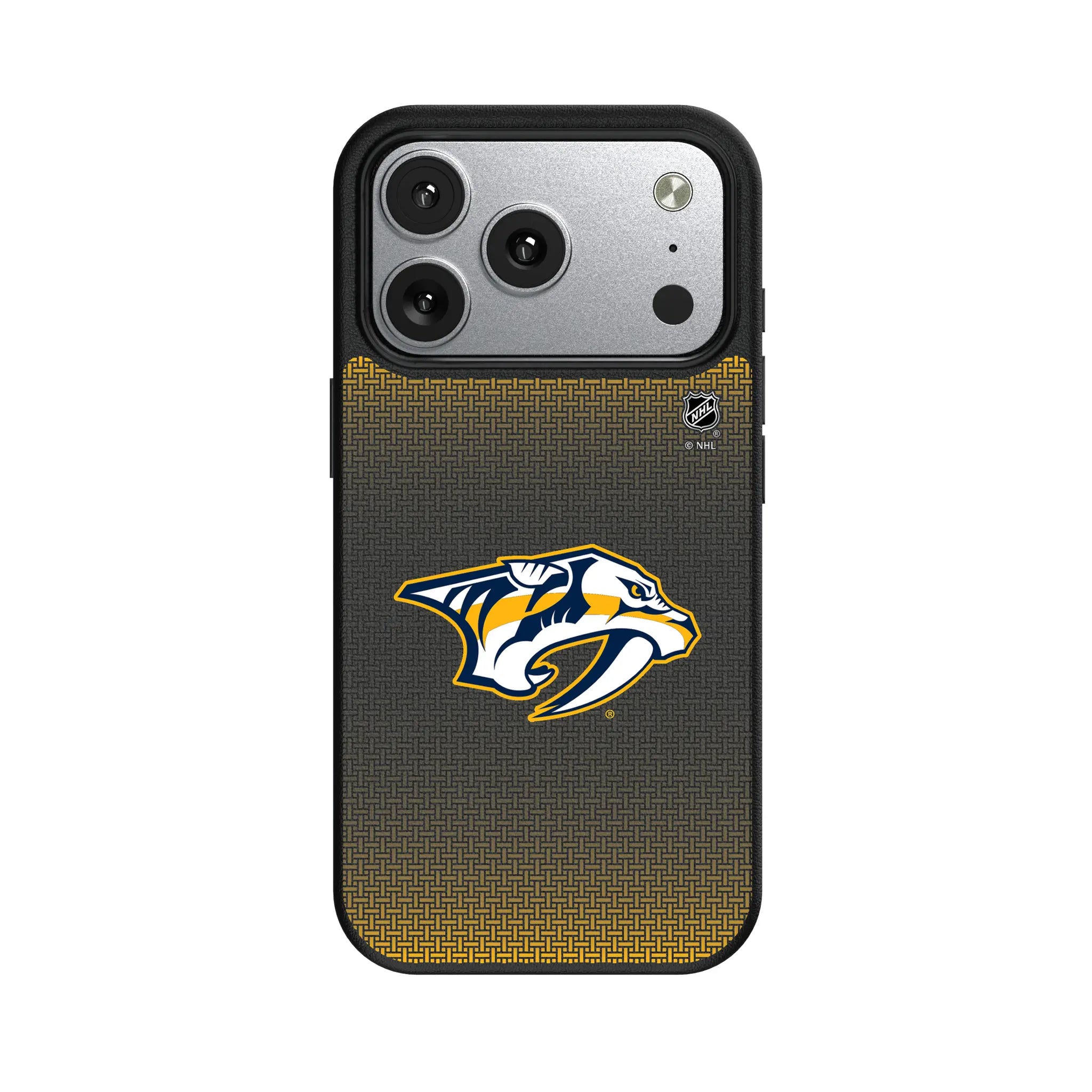 Nashville Predators Linen iPhone MagSafe Compatible Phone Case for Apple iPhone#Device_iPhone 17 Pro