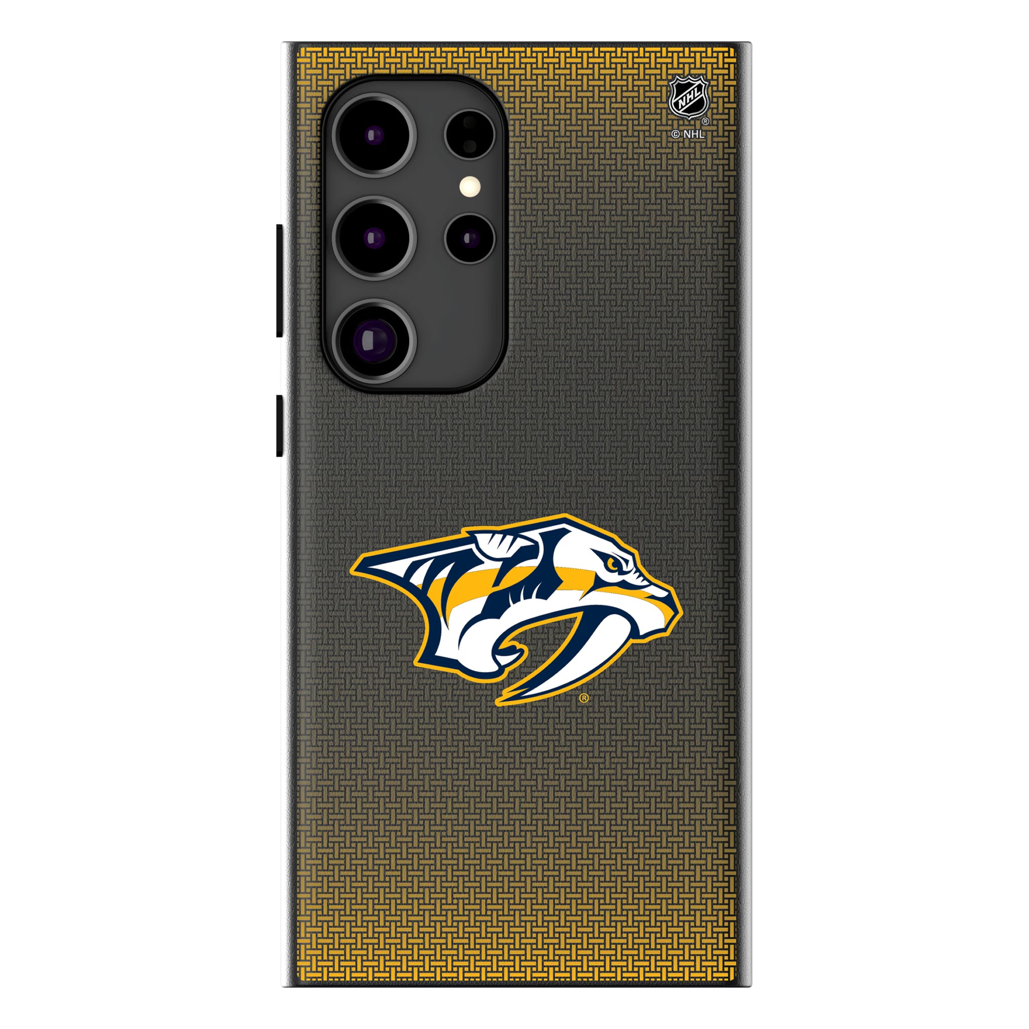 Nashville Predators Linen Galaxy MagSafe Compatible Phone Case for Samsung Galaxy