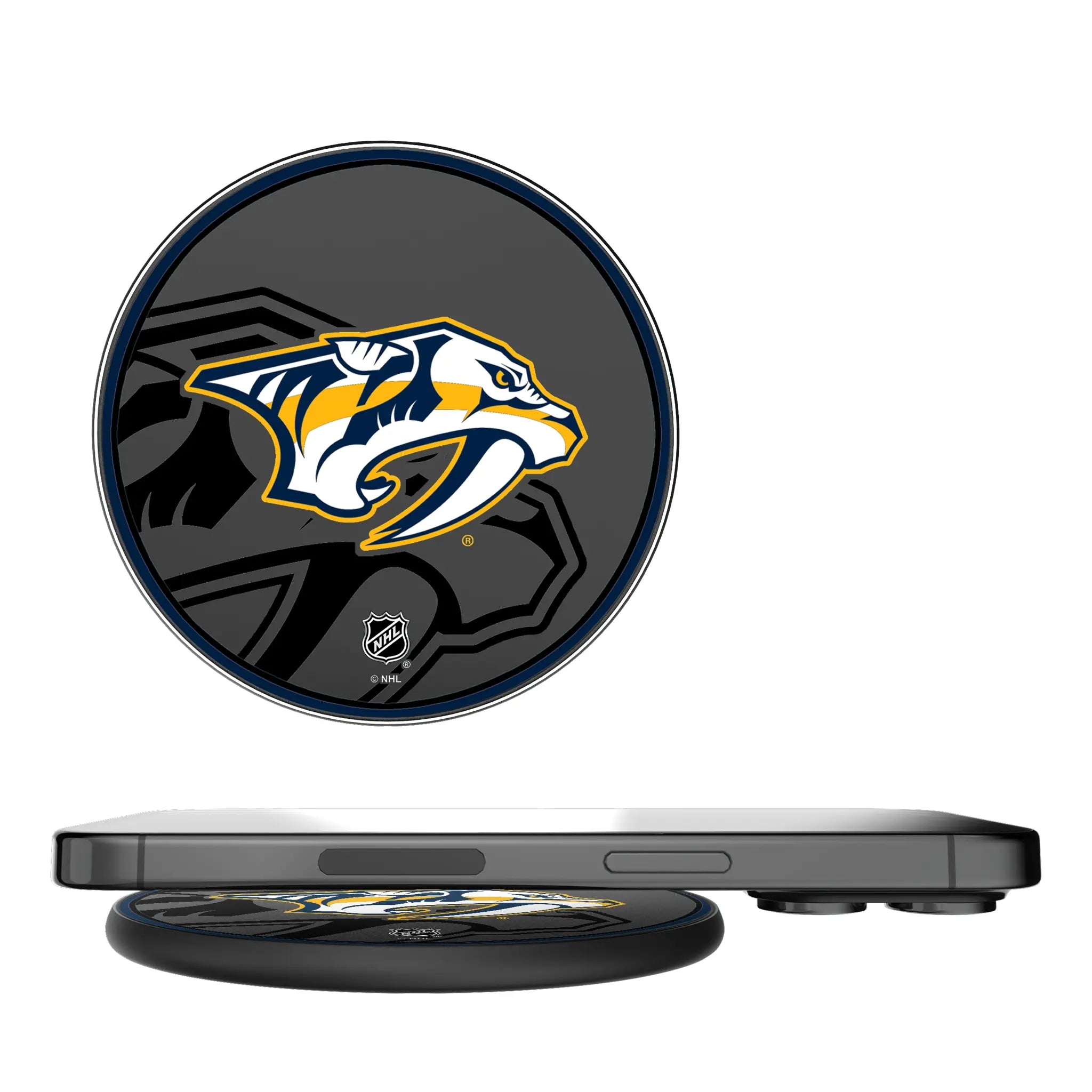 Nashville Predators Monocolor Tilt 15-Watt Wireless Charger