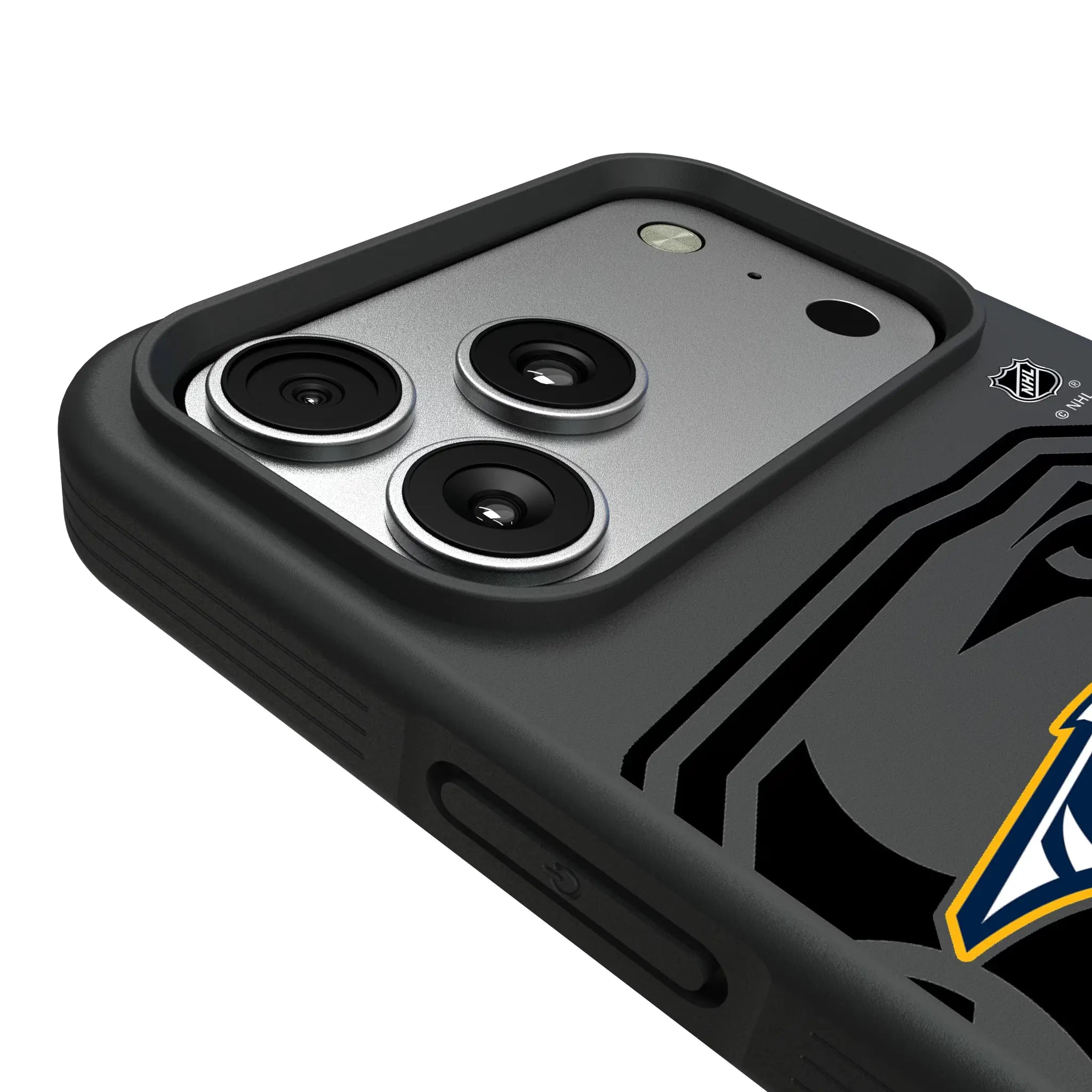 Nashville Predators Monocolor Tilt iPhone Bump Phone Case for Apple iPhone - Detail#Device_iPhone 17 Pro Max