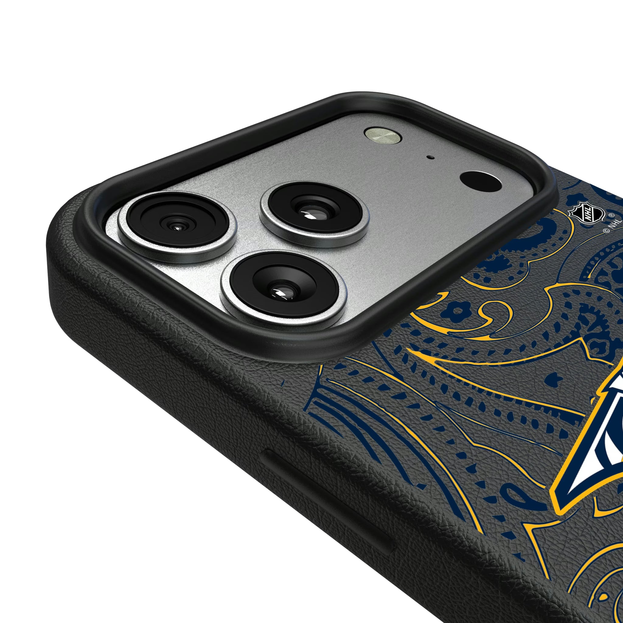Nashville Predators Paisley iPhone MagSafe Compatible Phone Case for Apple iPhone - Detail#Device_iPhone 17 Pro Max