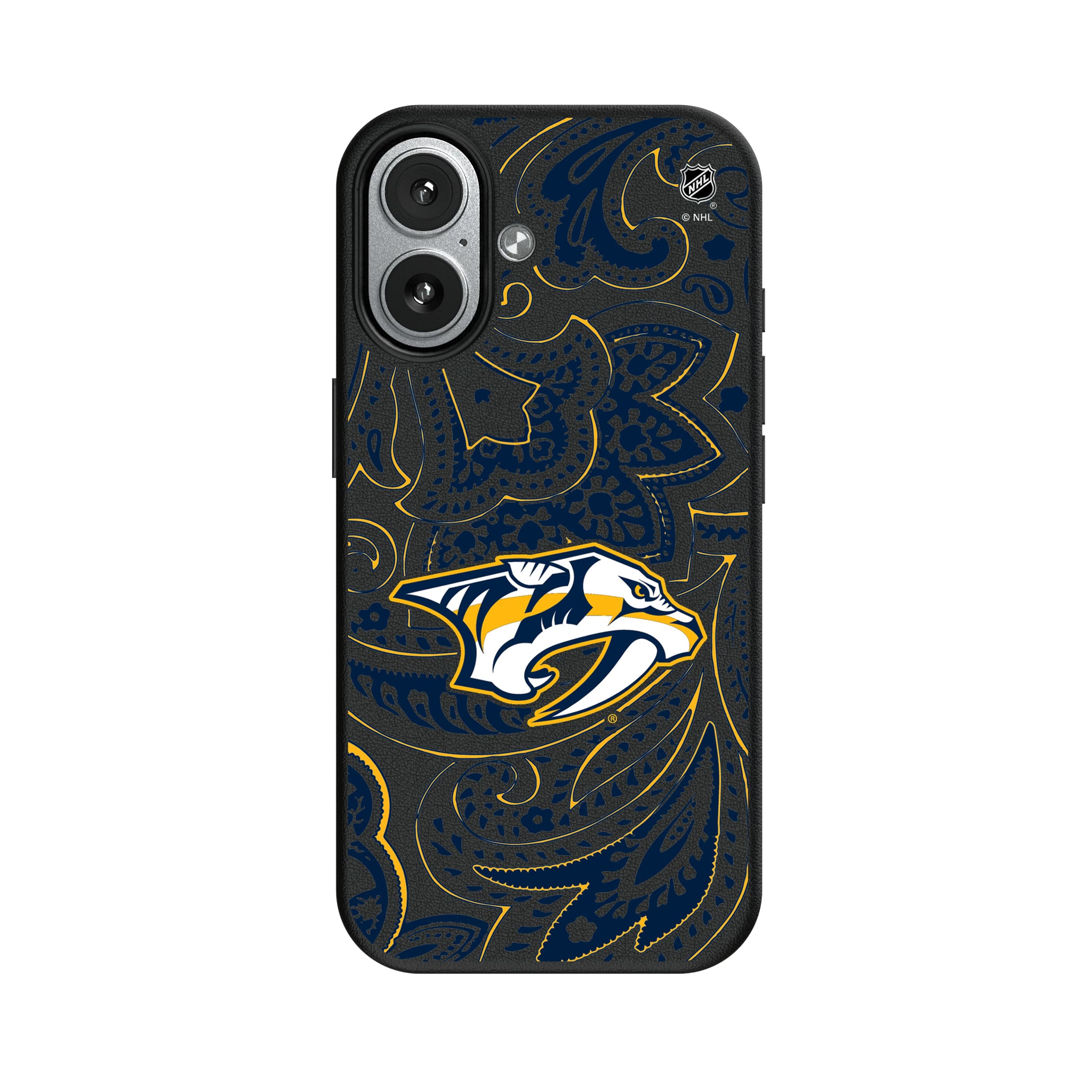 Nashville Predators Paisley iPhone MagSafe Compatible Phone Case for Apple iPhone#Device_iPhone 17