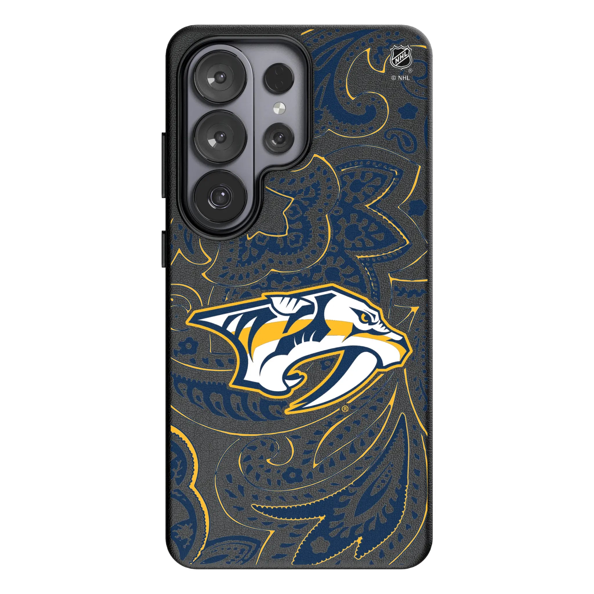 Nashville Predators Paisley Galaxy MagSafe Compatible Phone Case for Samsung Galaxy#Device_Galaxy S26 Ultra