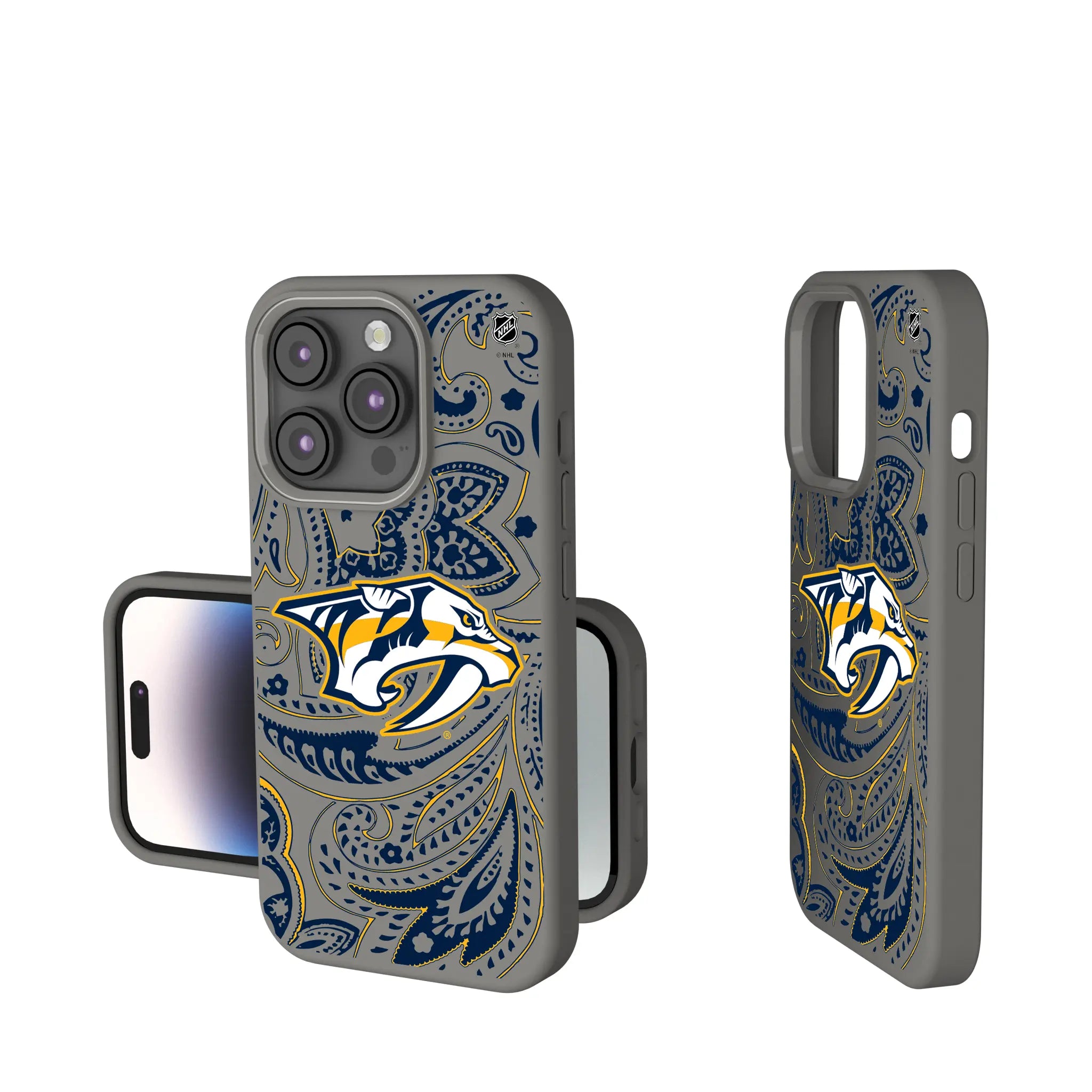 Nashville Predators Paisley iPhone Soft Touch Phone Case for Apple iPhone
