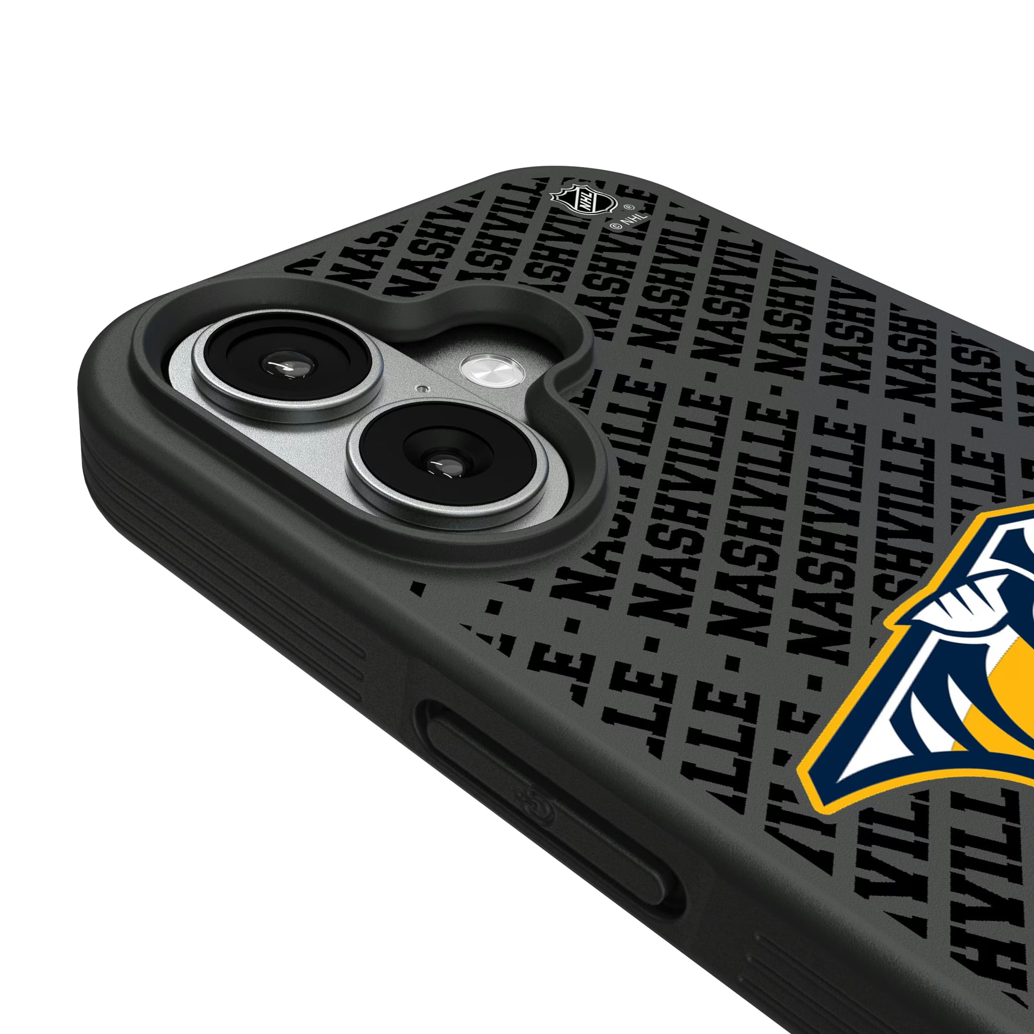 Nashville Predators Personalized EndZone Plus iPhone Bump Phone Case for Apple iPhone - Detail#Device_iPhone 17