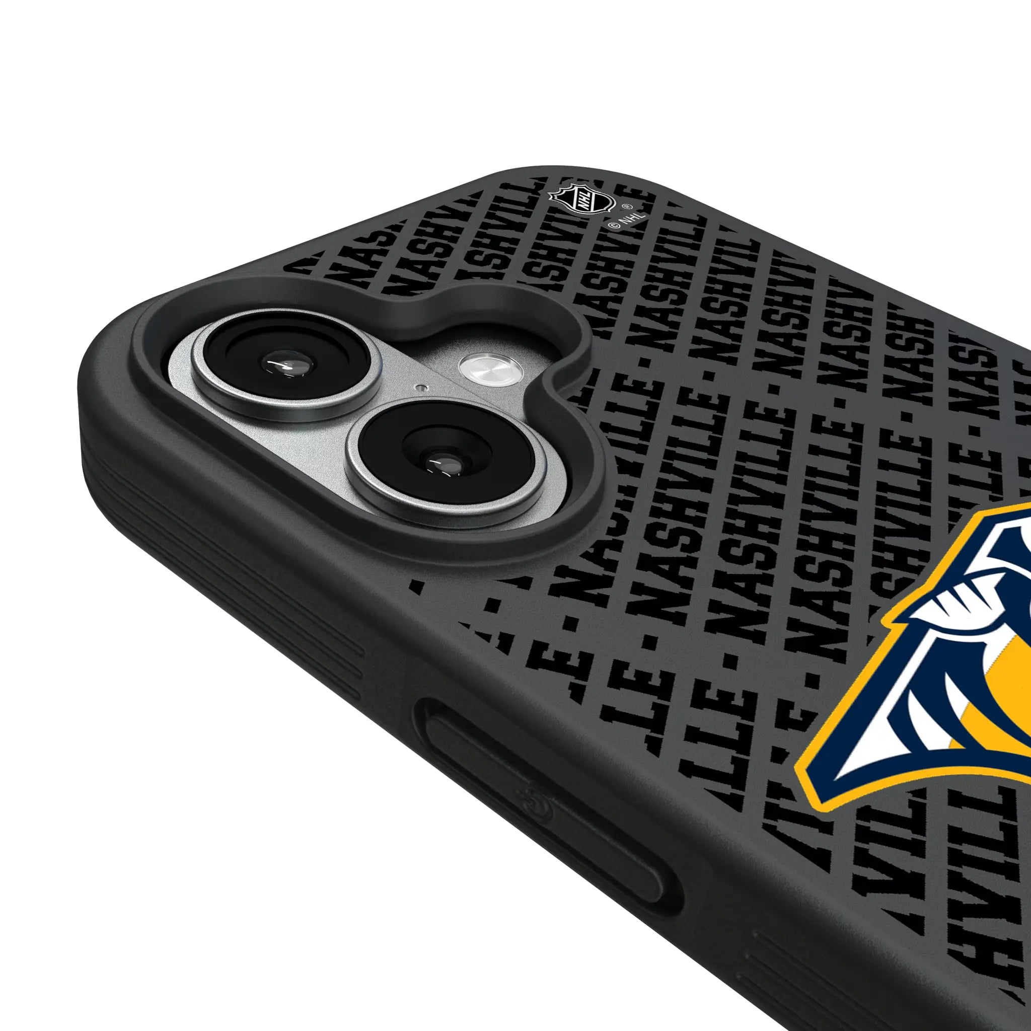 Nashville Predators Personalized EndZone Plus iPhone Bump Phone Case for Apple iPhone - Detail#Device_iPhone 17