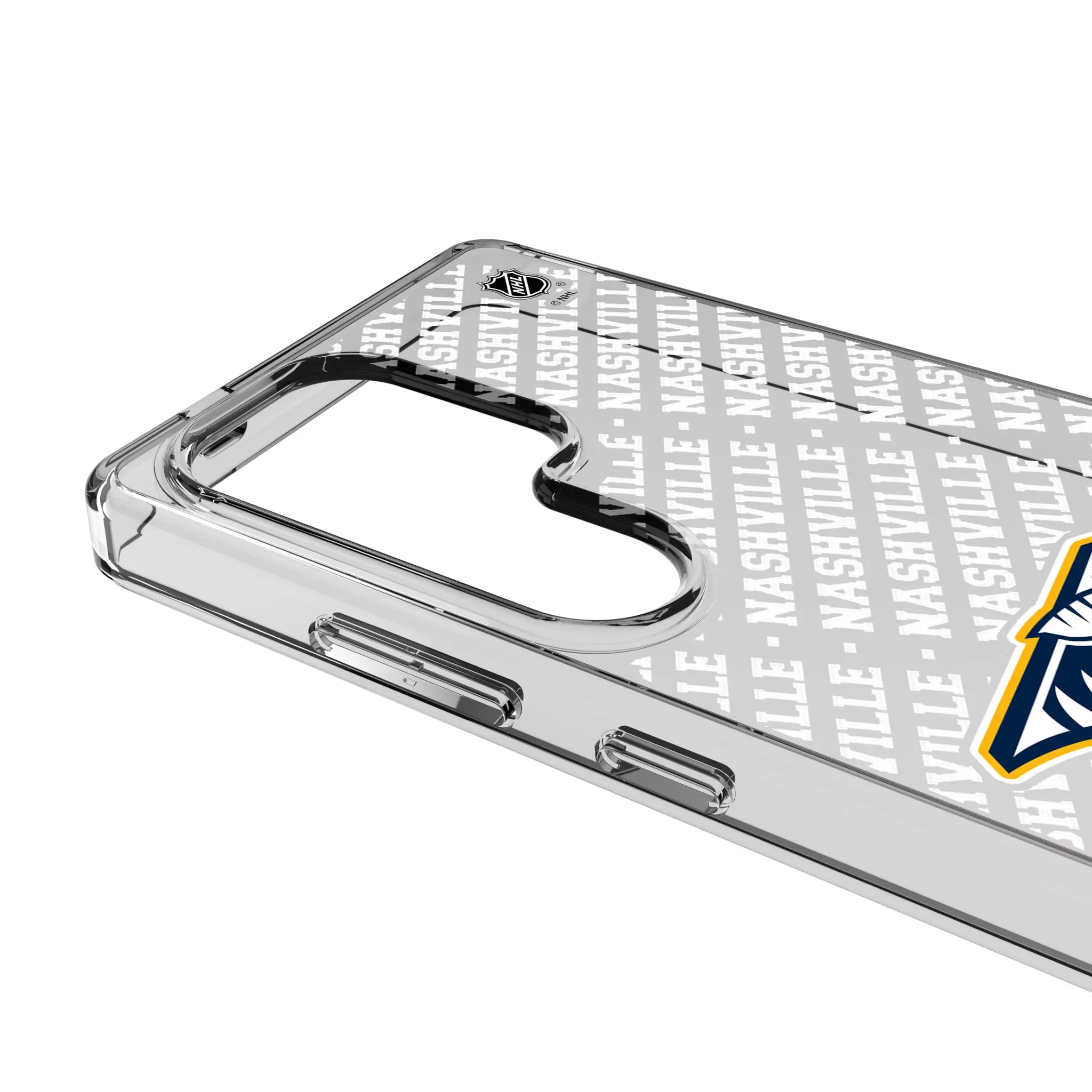 Nashville Predators Personalized EndZone Plus Galaxy Clear Phone Case for Samsung Galaxy - Detail#Device_Galaxy S25 Ultra