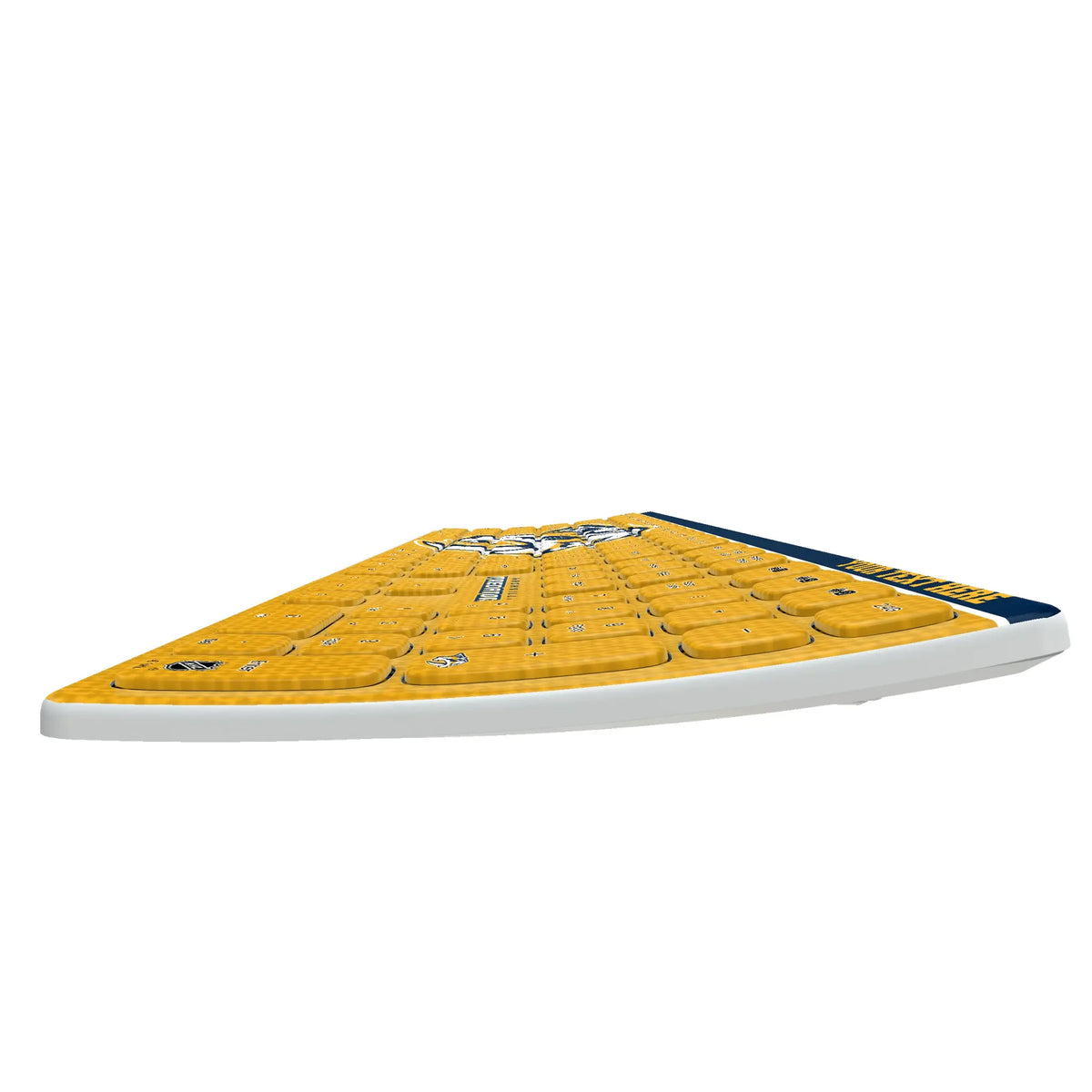 Nashville Predators Personalized Endzone Solid KKB605 Curved Wireless Keyboard