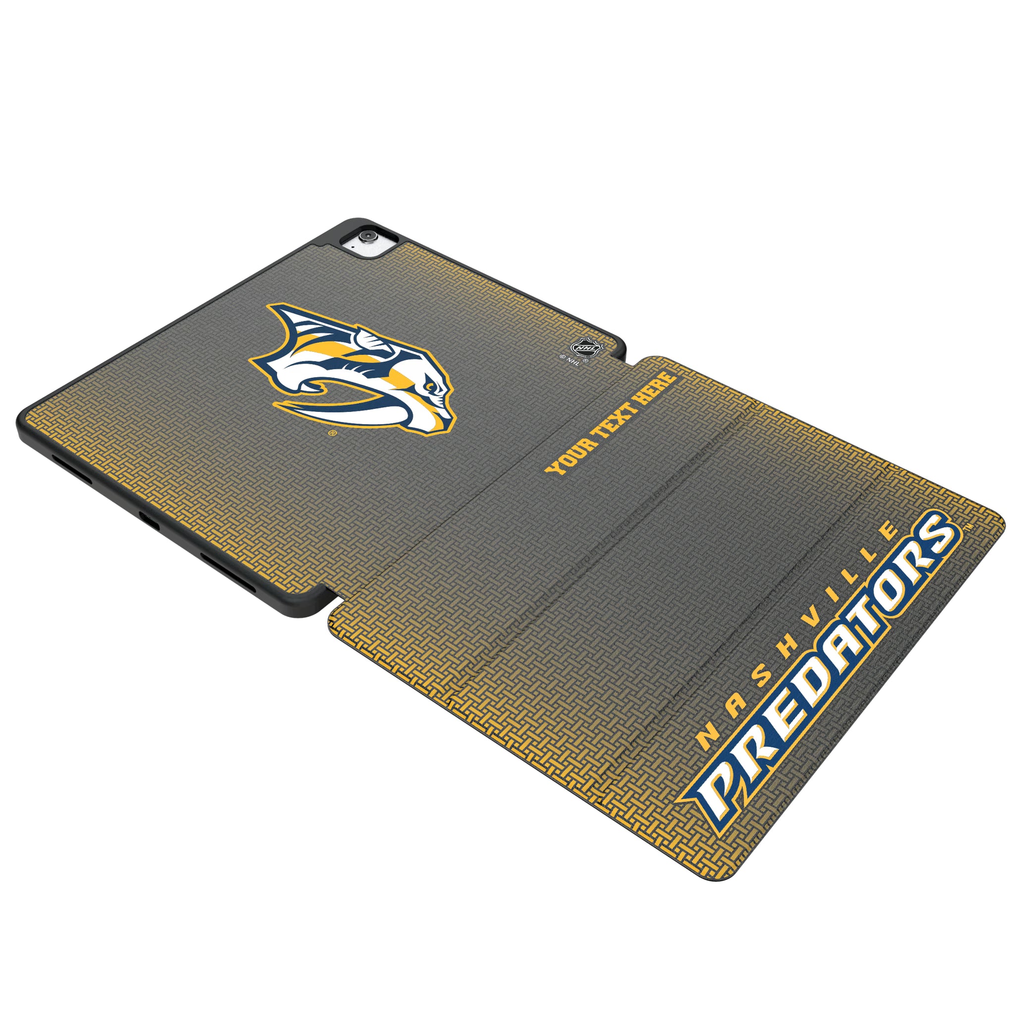 Nashville Predators Personalized Linen iPad Tablet Case for Apple iPad
