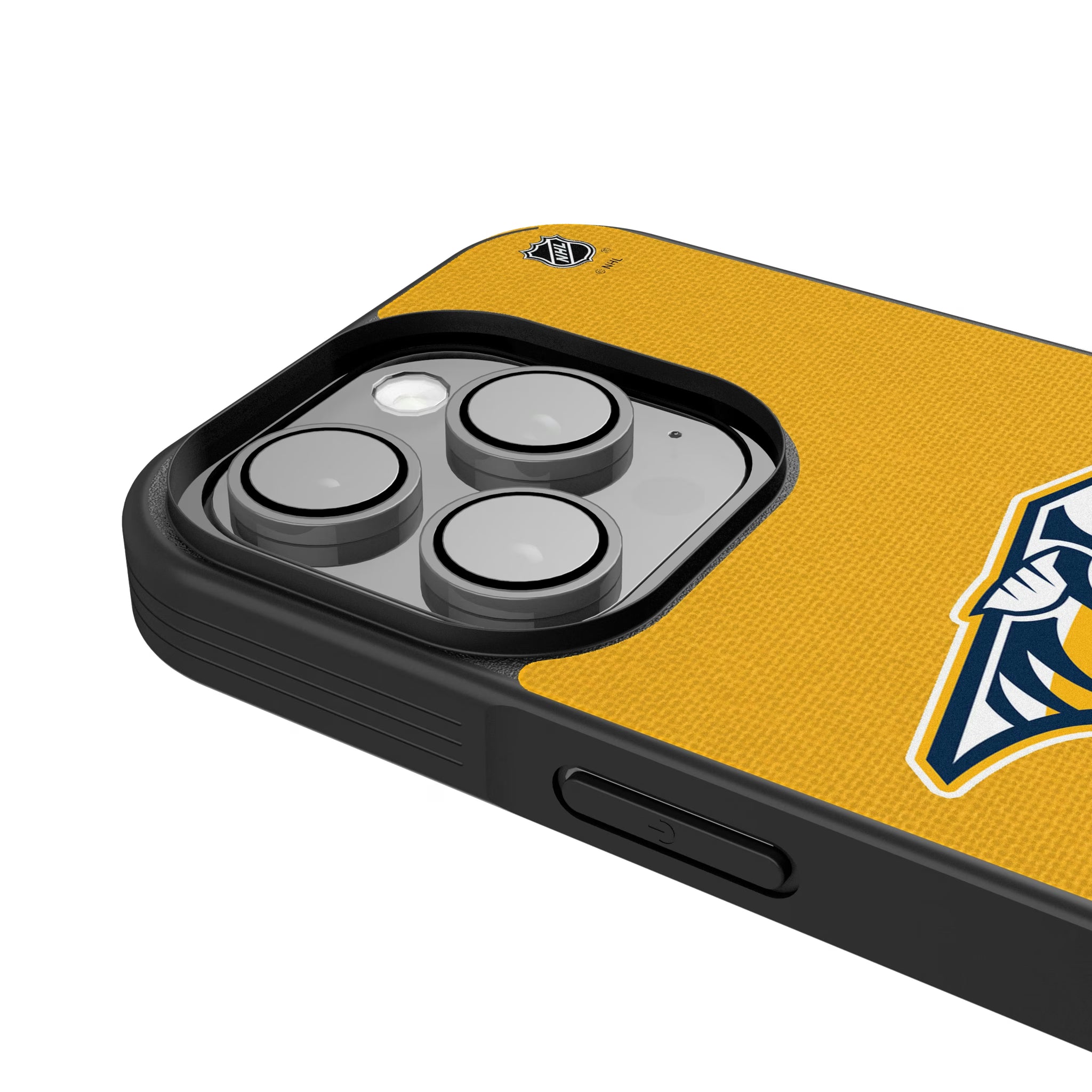 Nashville Predators Personalized Stripe iPhone Bump Phone Case for Apple iPhone - Detail
