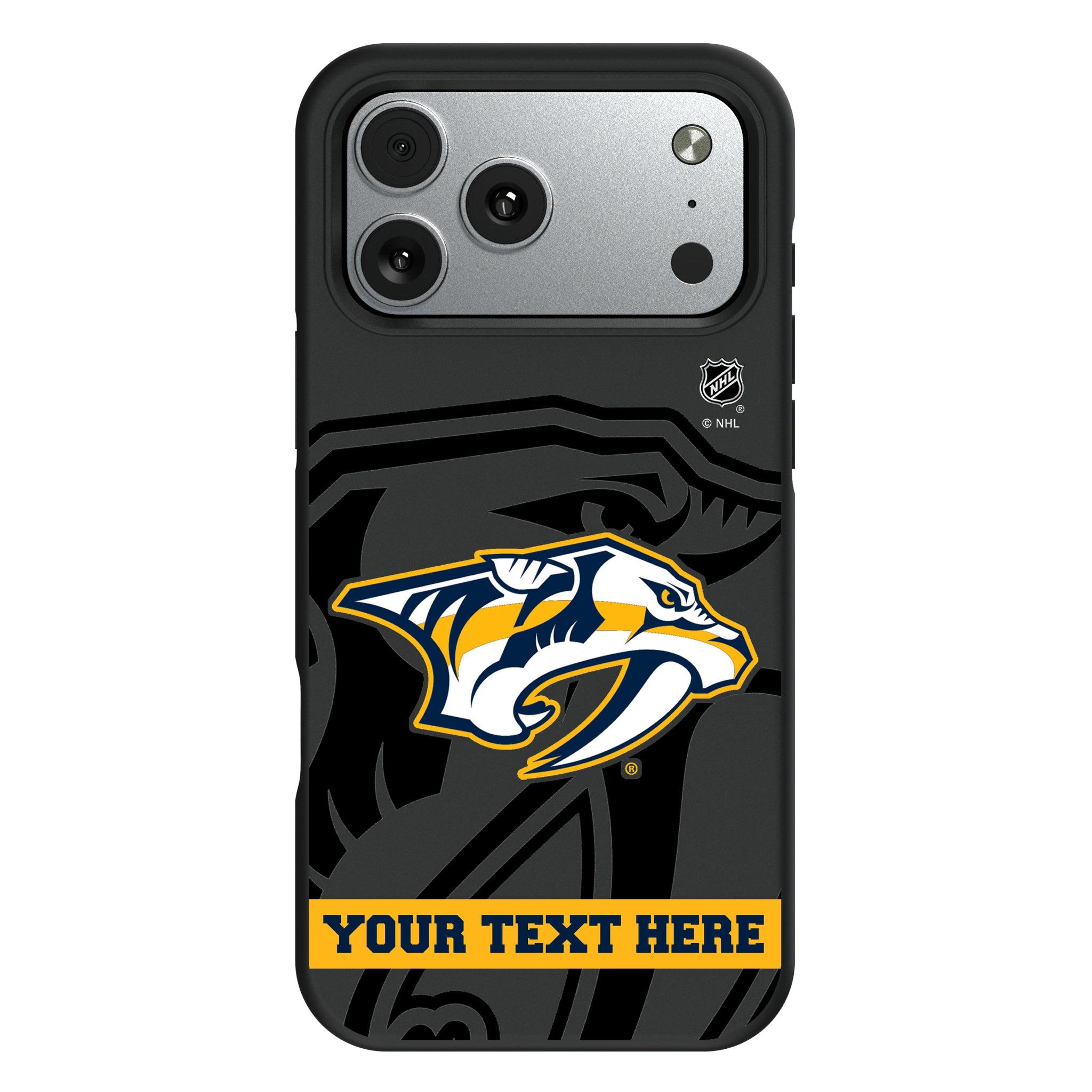 Nashville Predators Personalized Tilt iPhone Bump Phone Case for Apple iPhone#Device_iPhone 17 Pro Max