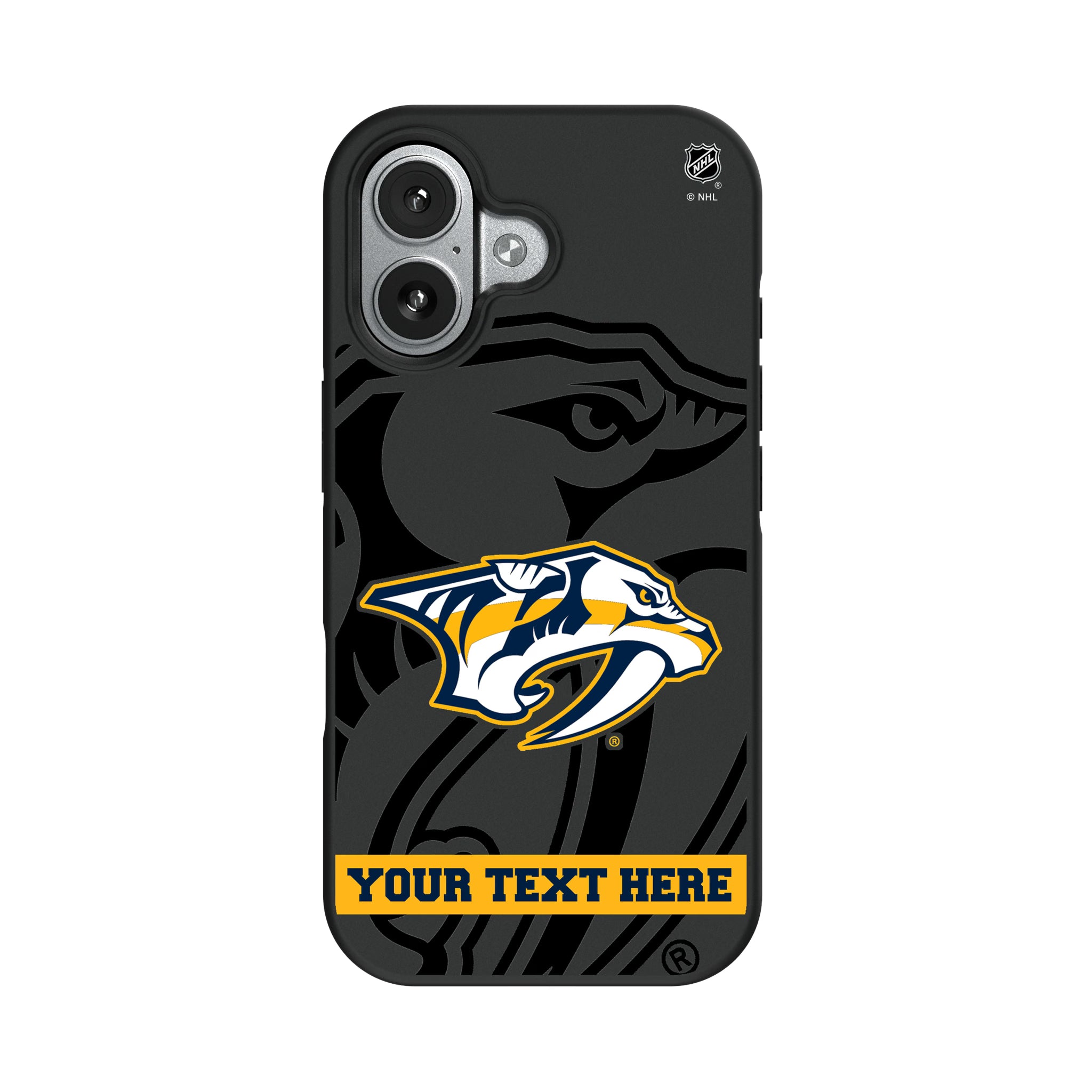 Nashville Predators Personalized Tilt iPhone Bump Phone Case for Apple iPhone#Device_iPhone 17