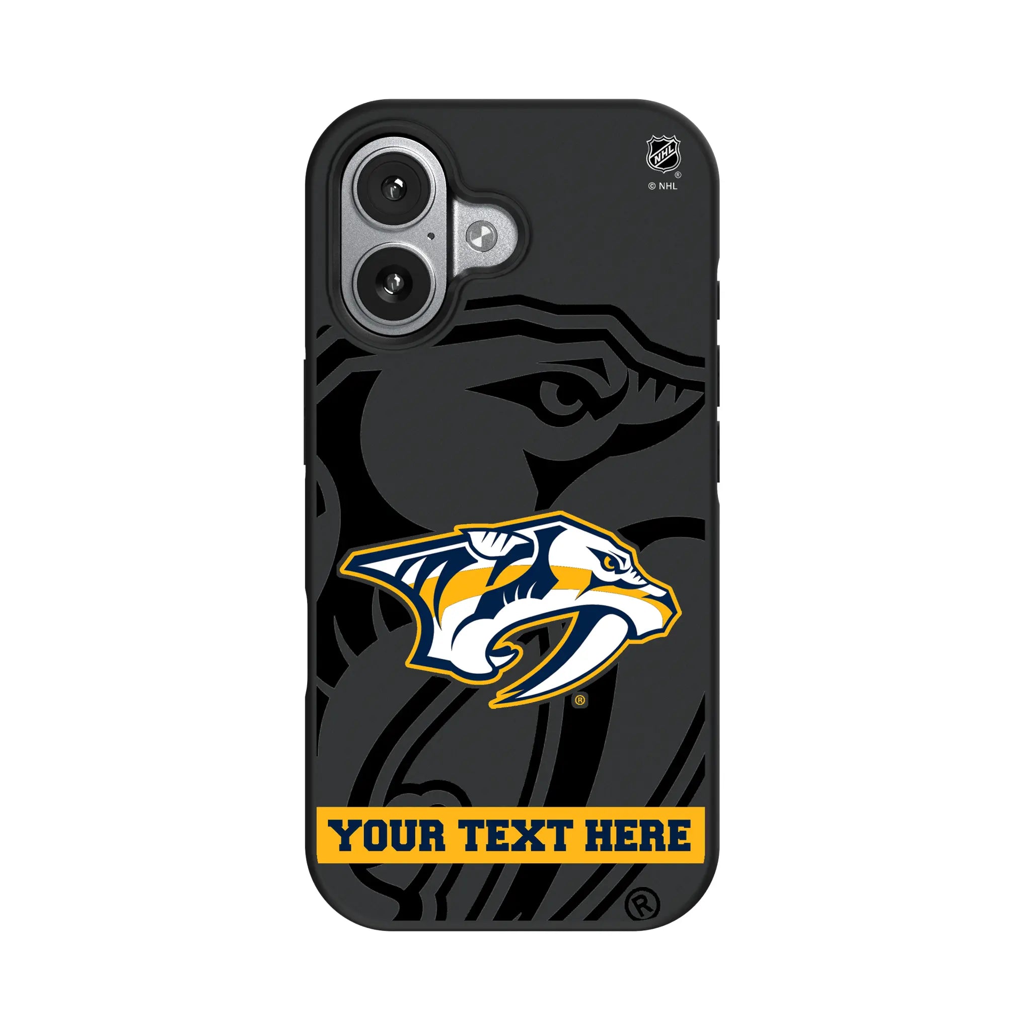 Nashville Predators Personalized Tilt iPhone Bump Phone Case for Apple iPhone#Device_iPhone 17