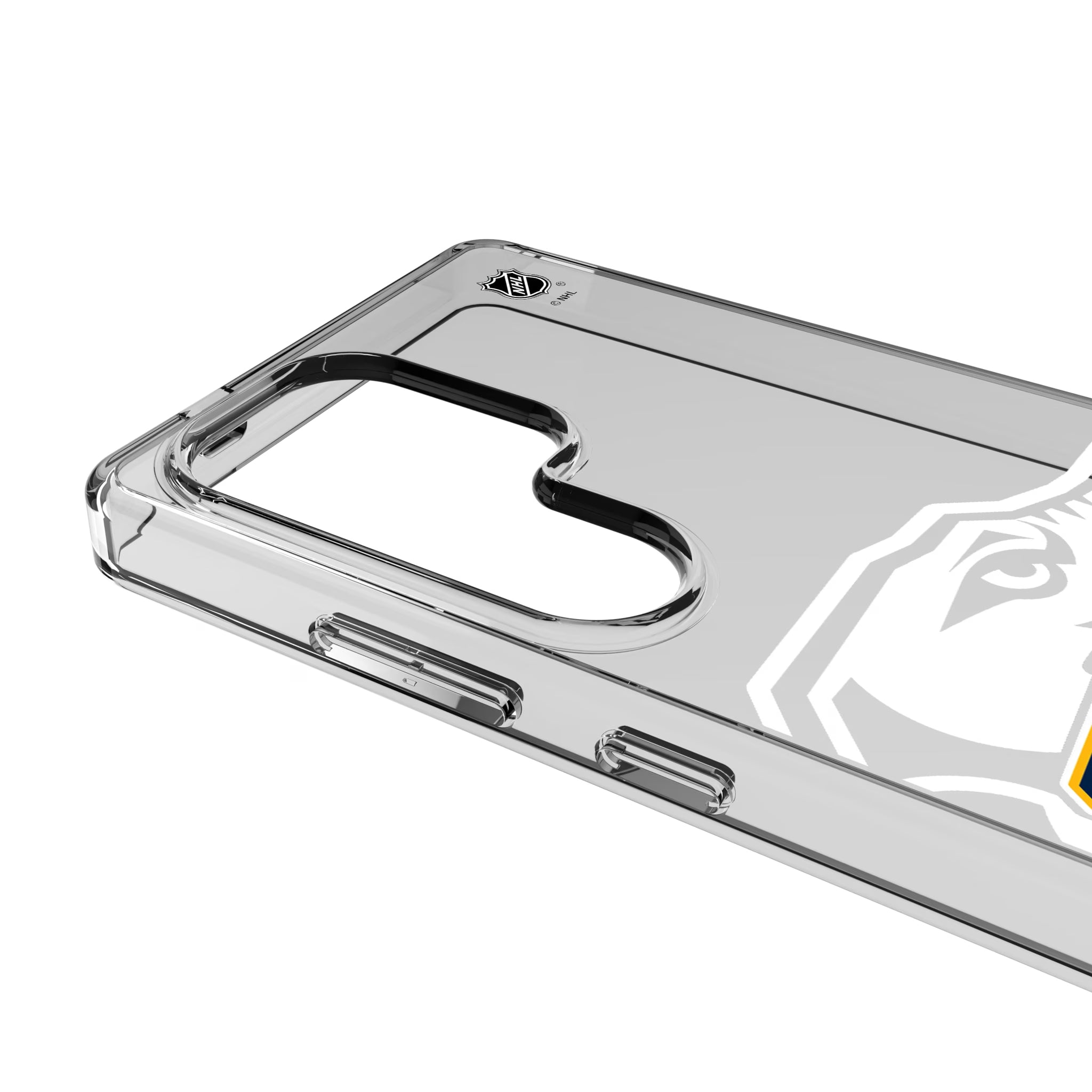 Nashville Predators Personalized Tilt Galaxy Clear Phone Case for Samsung Galaxy - Detail
