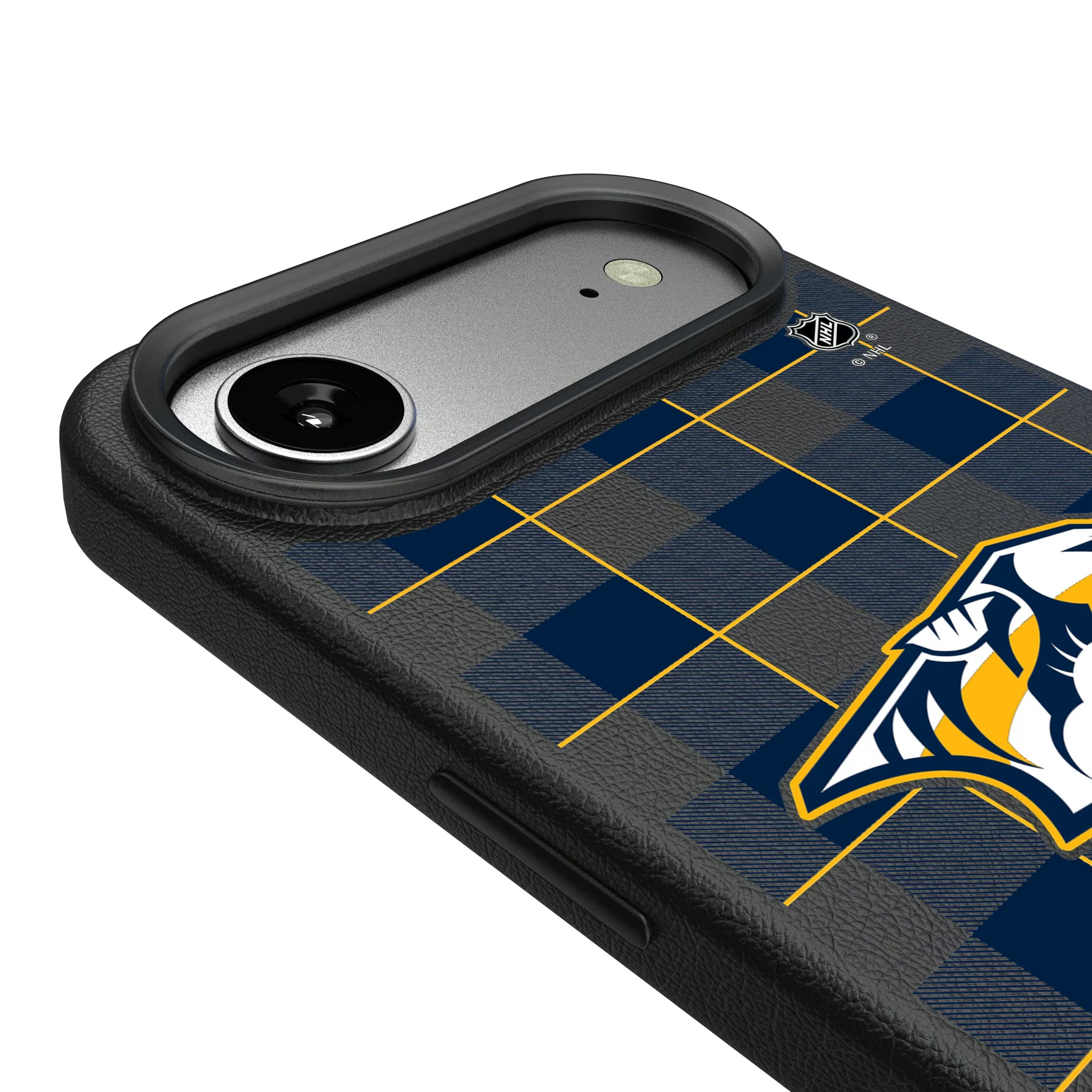 Nashville Predators Plaid iPhone MagSafe Compatible Phone Case for Apple iPhone - Detail#Device_iPhone Air
