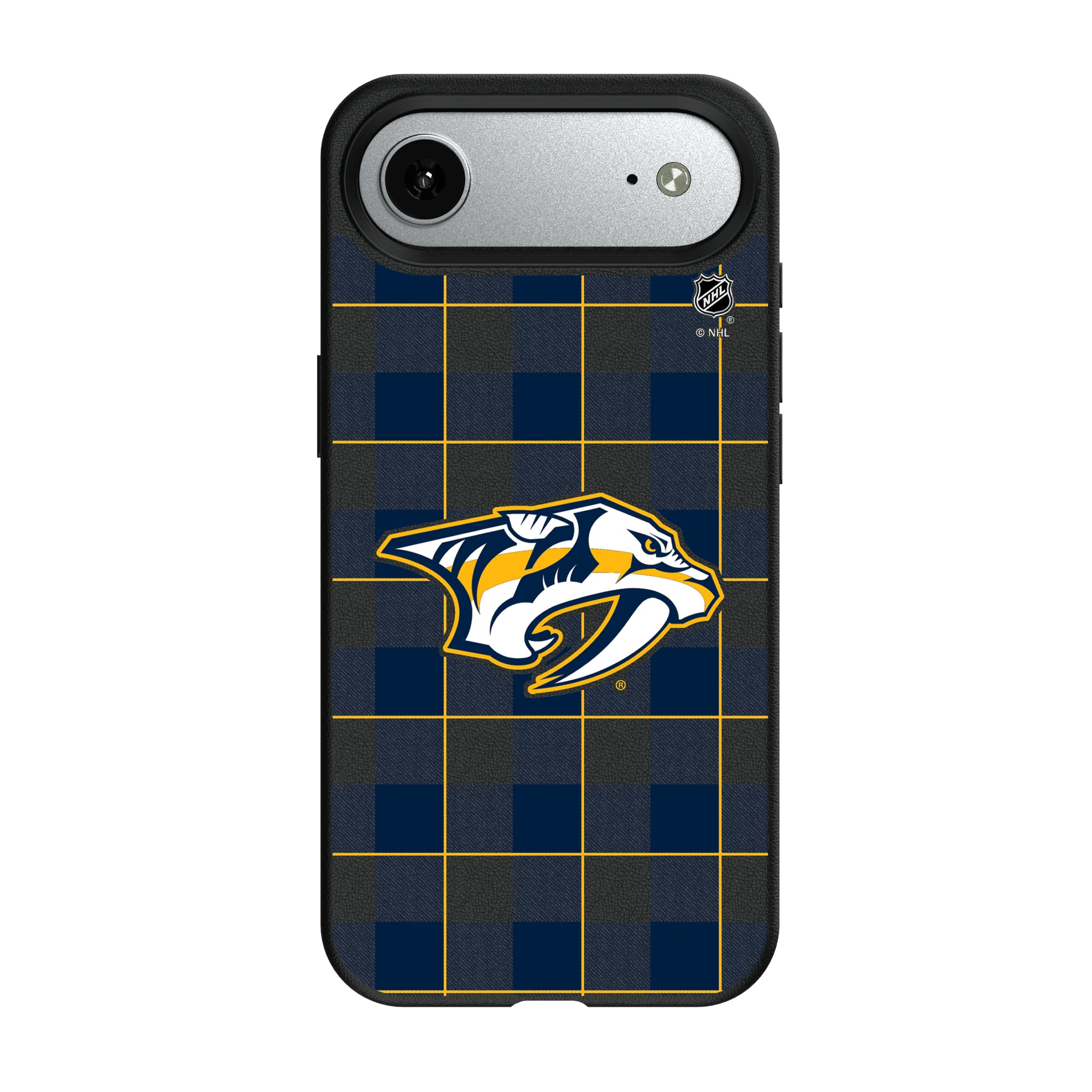 Nashville Predators Plaid iPhone MagSafe Compatible Phone Case for Apple iPhone#Device_iPhone Air