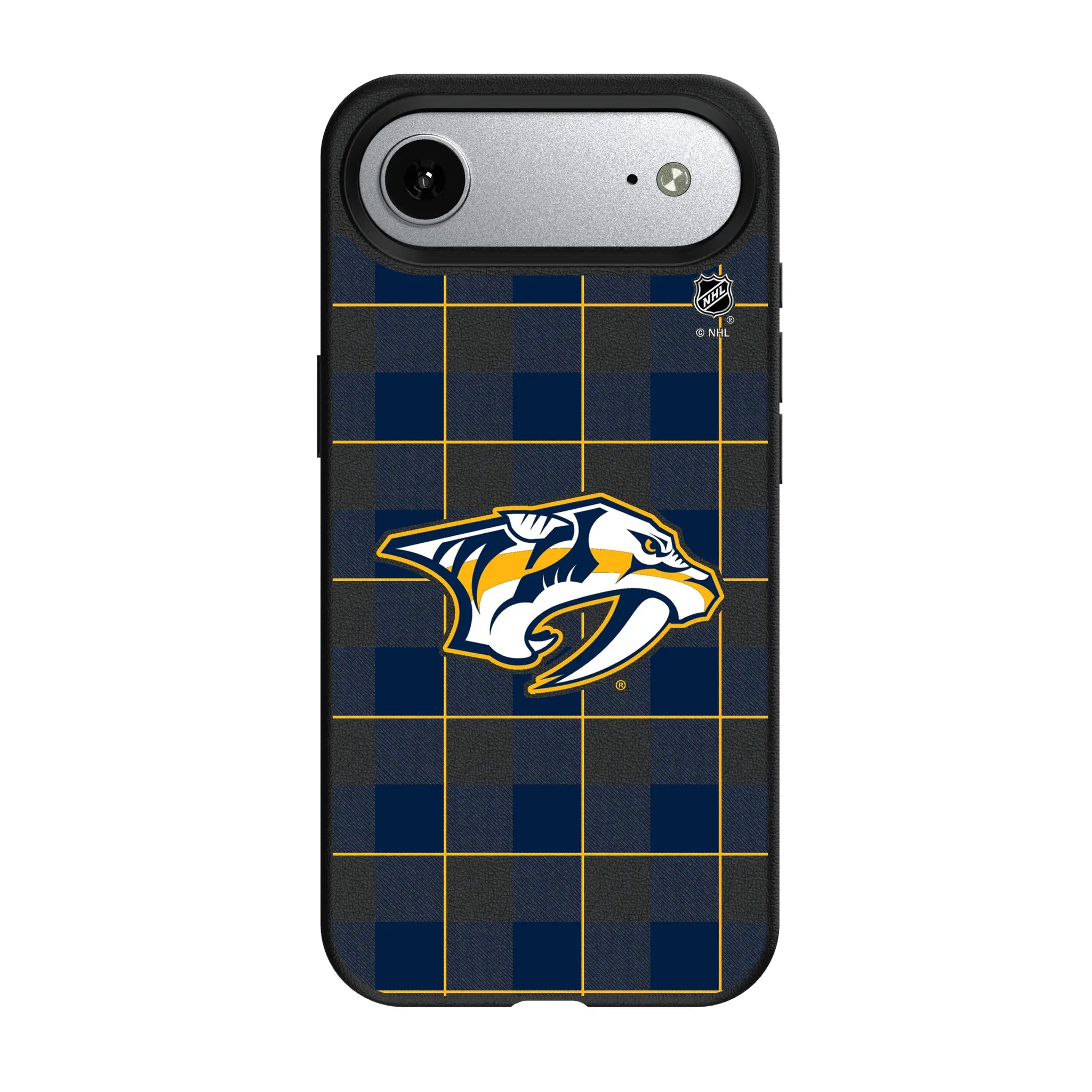 Nashville Predators Plaid iPhone MagSafe Compatible Phone Case for Apple iPhone#Device_iPhone Air