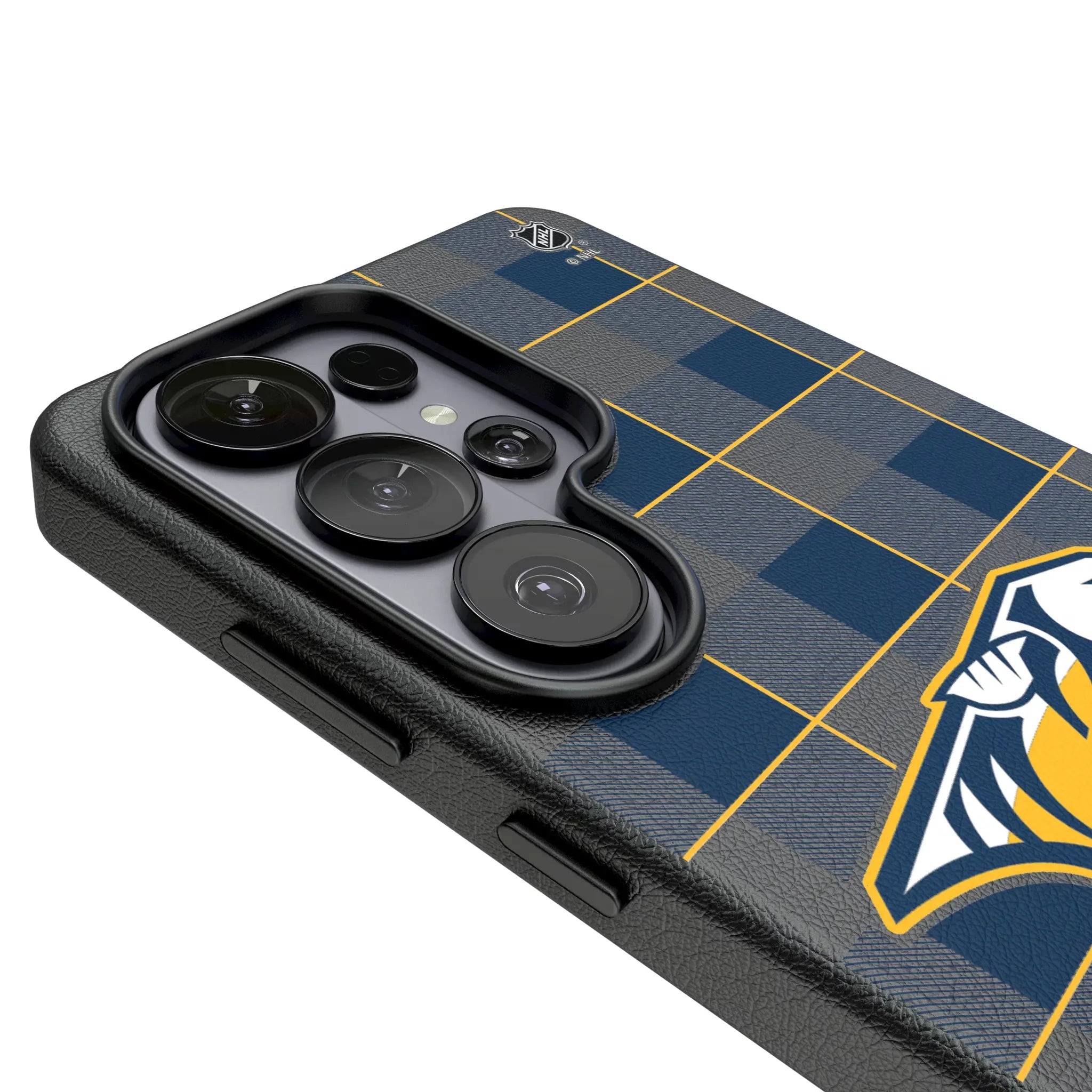 Nashville Predators Plaid Galaxy MagSafe Compatible Phone Case for Samsung Galaxy - Detail#Device_Galaxy S26 Ultra
