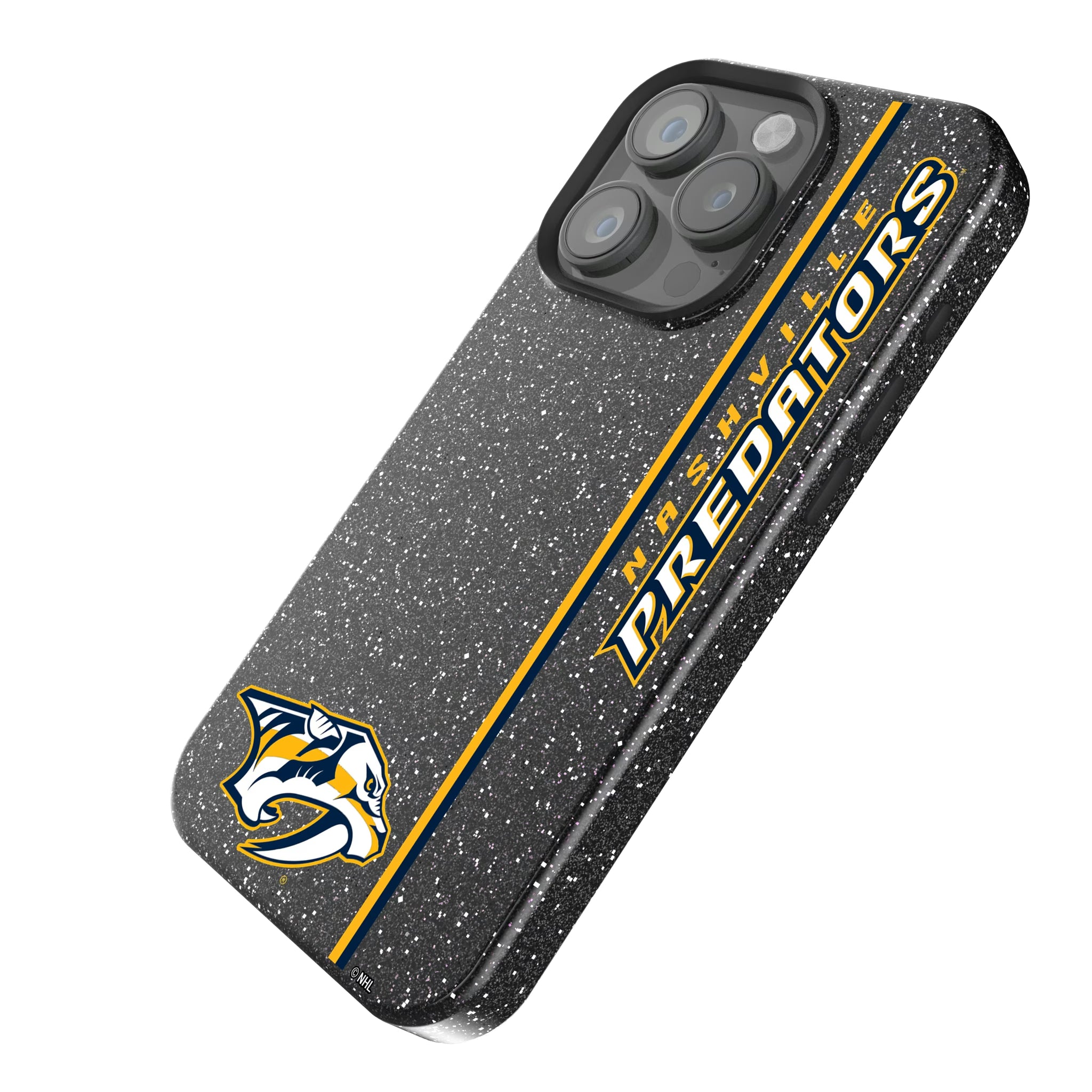 Nashville Predators Sidebar iPhone Bling Phone Case for Apple iPhone - Isometric View