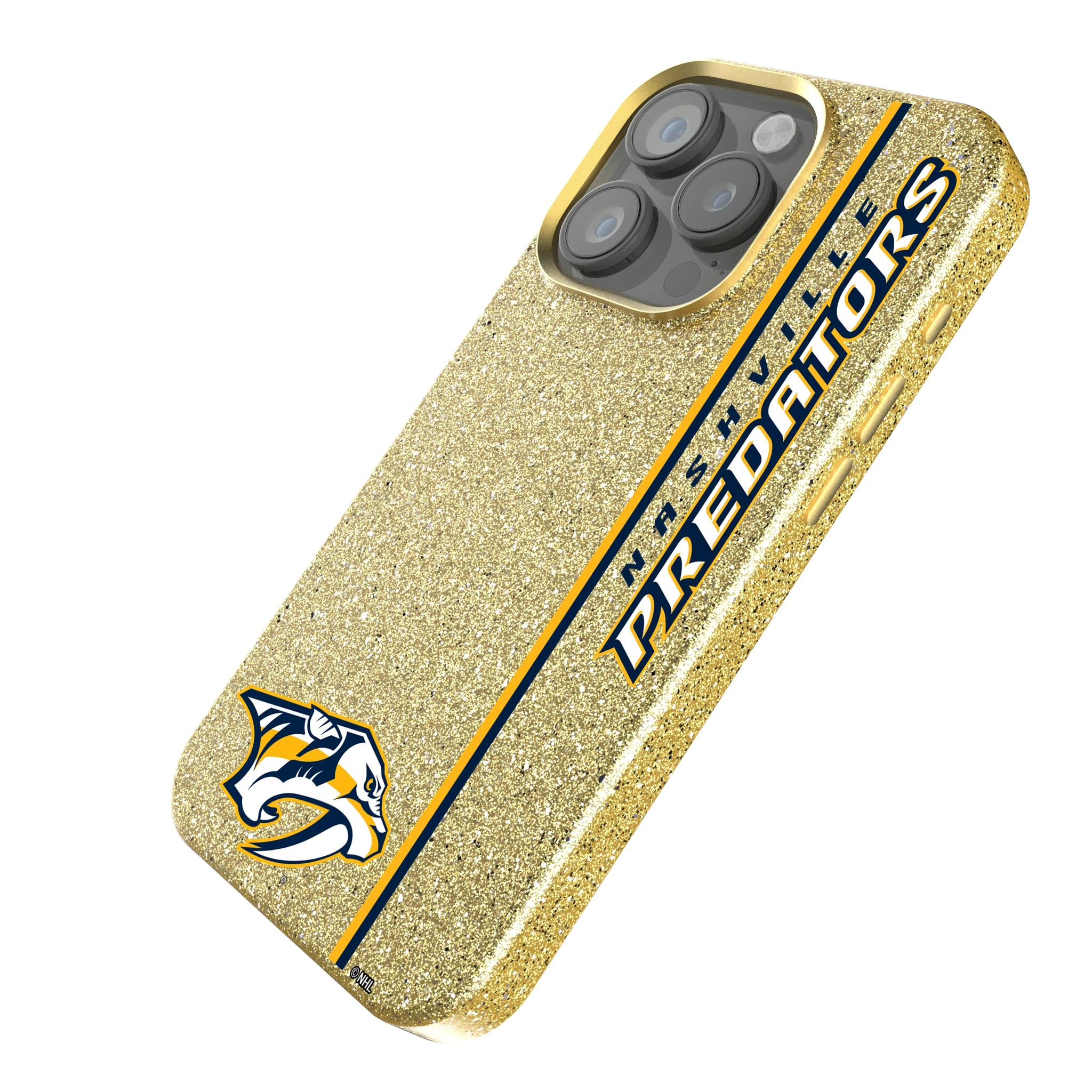 Nashville Predators Sidebar iPhone Bling Phone Case for Apple iPhone - Isometric View