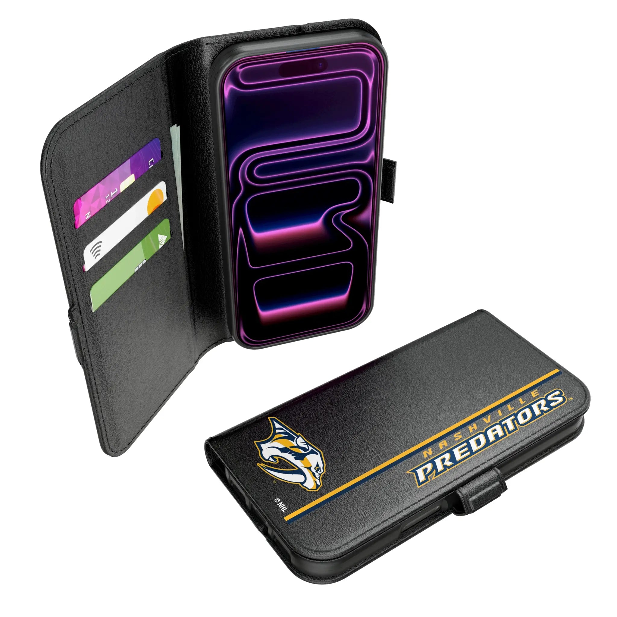 Nashville Predators Sidebar iPhone Folio Phone Case for Apple iPhone#Device_iPhone 17 Pro