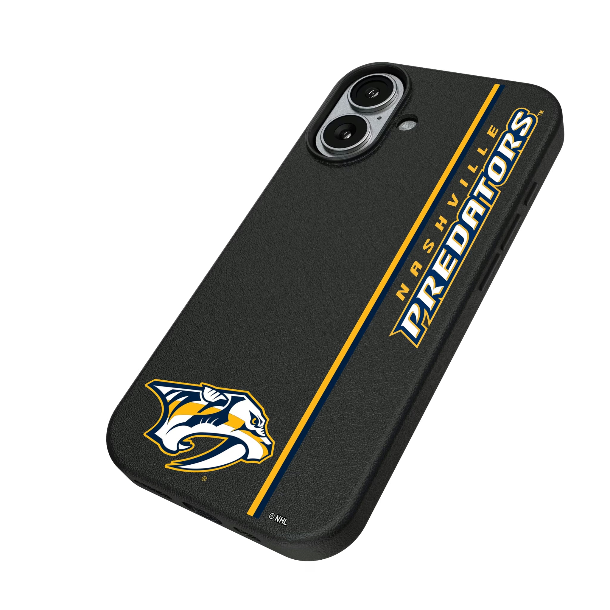 Nashville Predators Sidebar iPhone MagSafe Compatible Phone Case for Apple iPhone - Isometric View#Device_iPhone 17